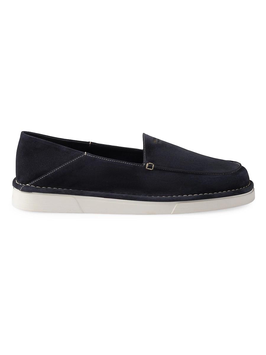 Mens Suede Slip-On Loafers Product Image
