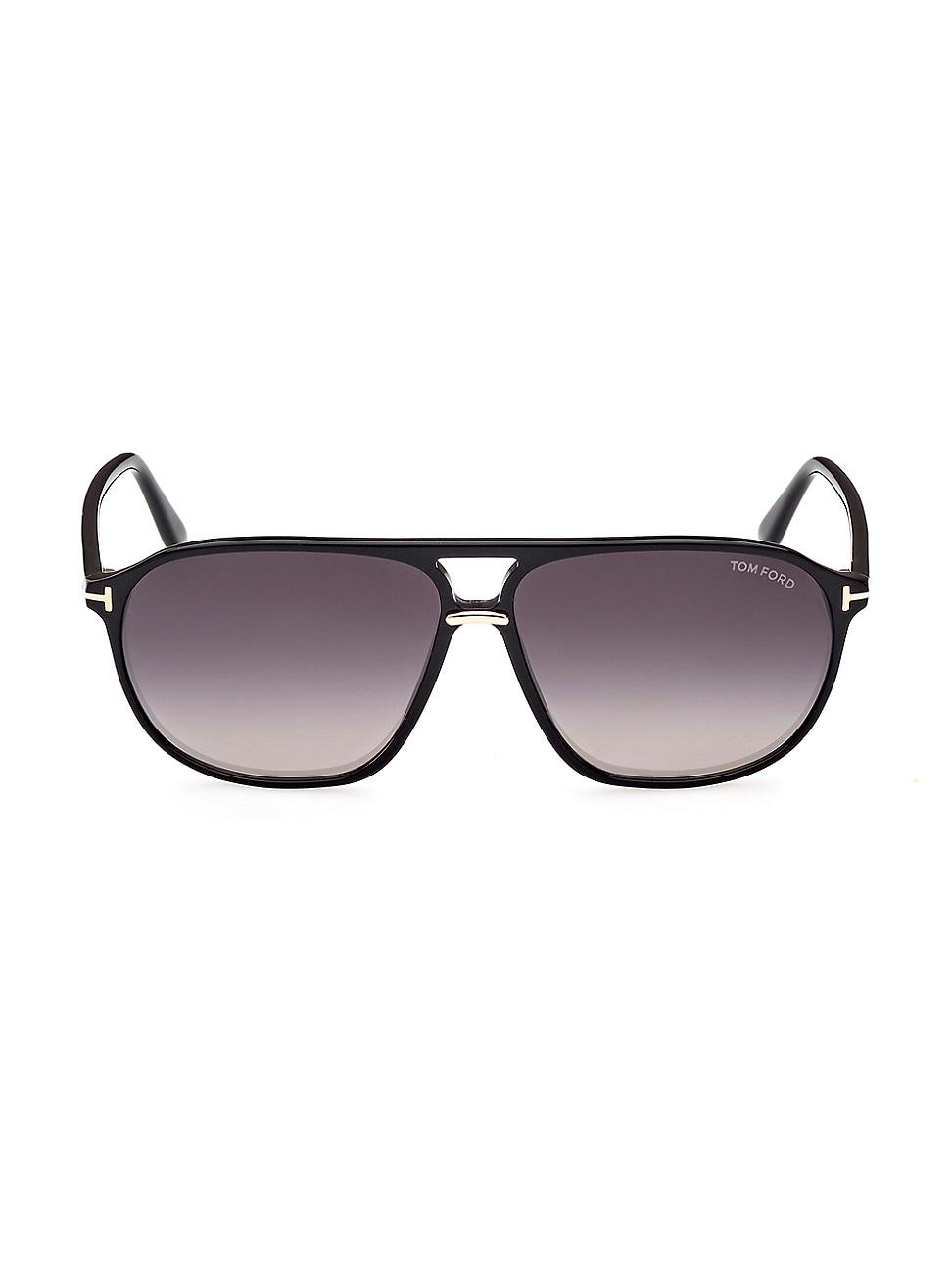 Mens 55MM Square Sunglasses Product Image