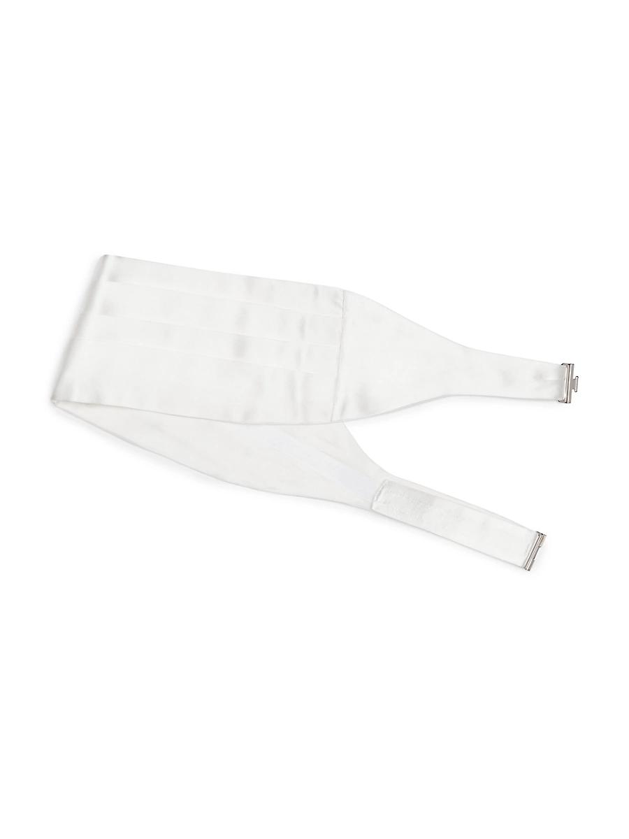 Mens Silk and Cotton Satin Cummerbund Product Image