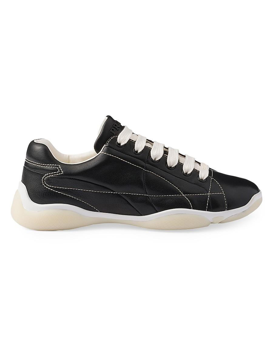 Womens Nappa Leather Sneakers Product Image