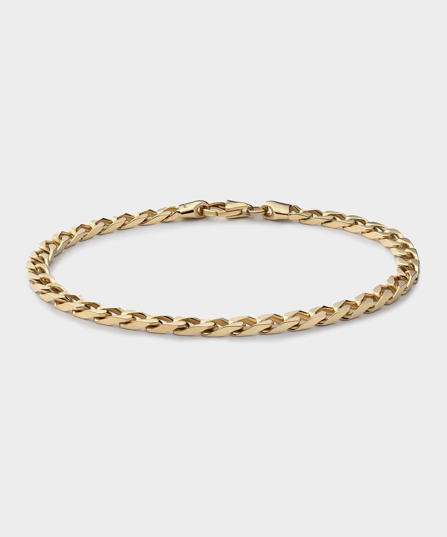 Miansai 4mm Cuban Chain Bracelet in Gold Vermeil Product Image