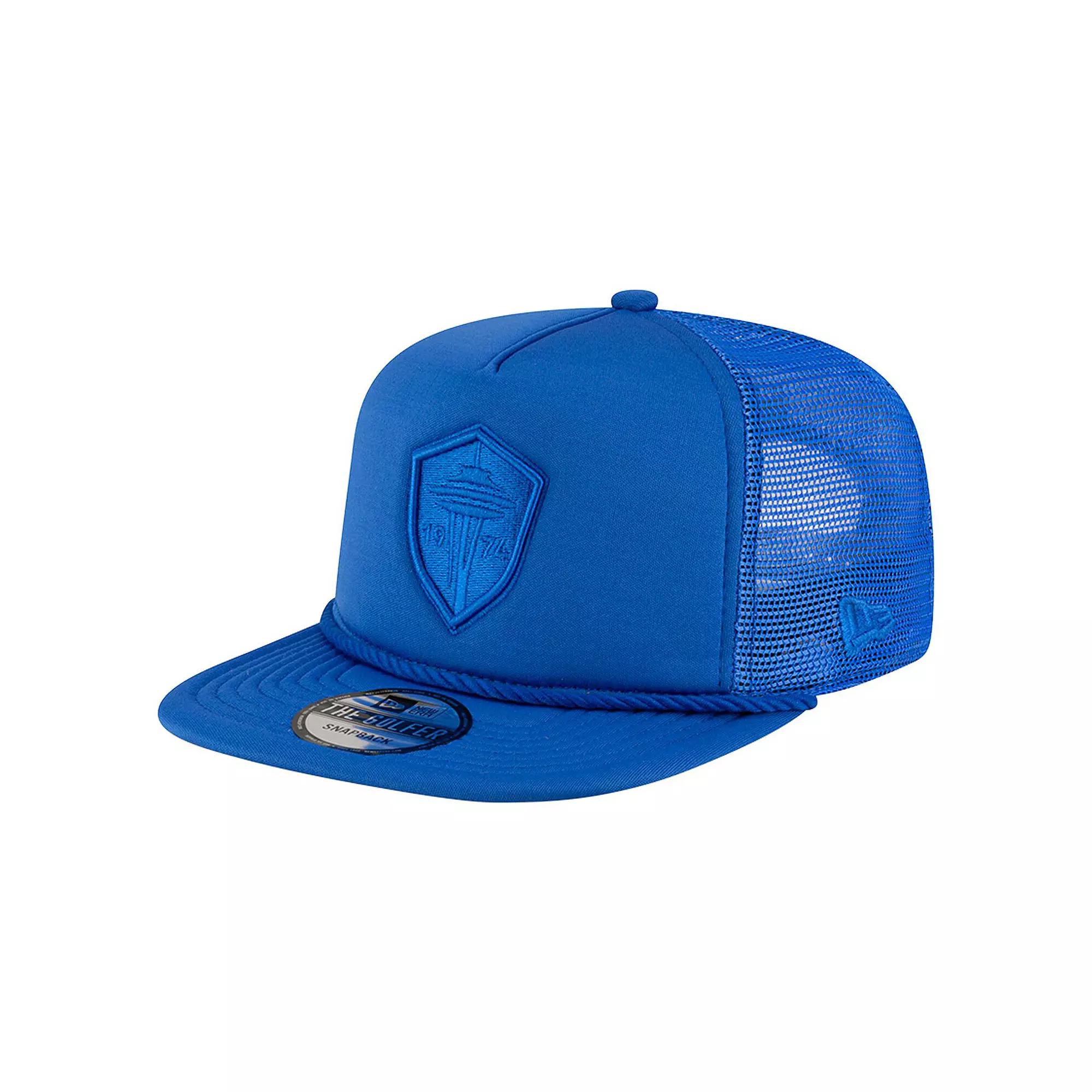 Men's New Era Blue Seattle Sounders FC Tone Golfer Snapback Hat Product Image