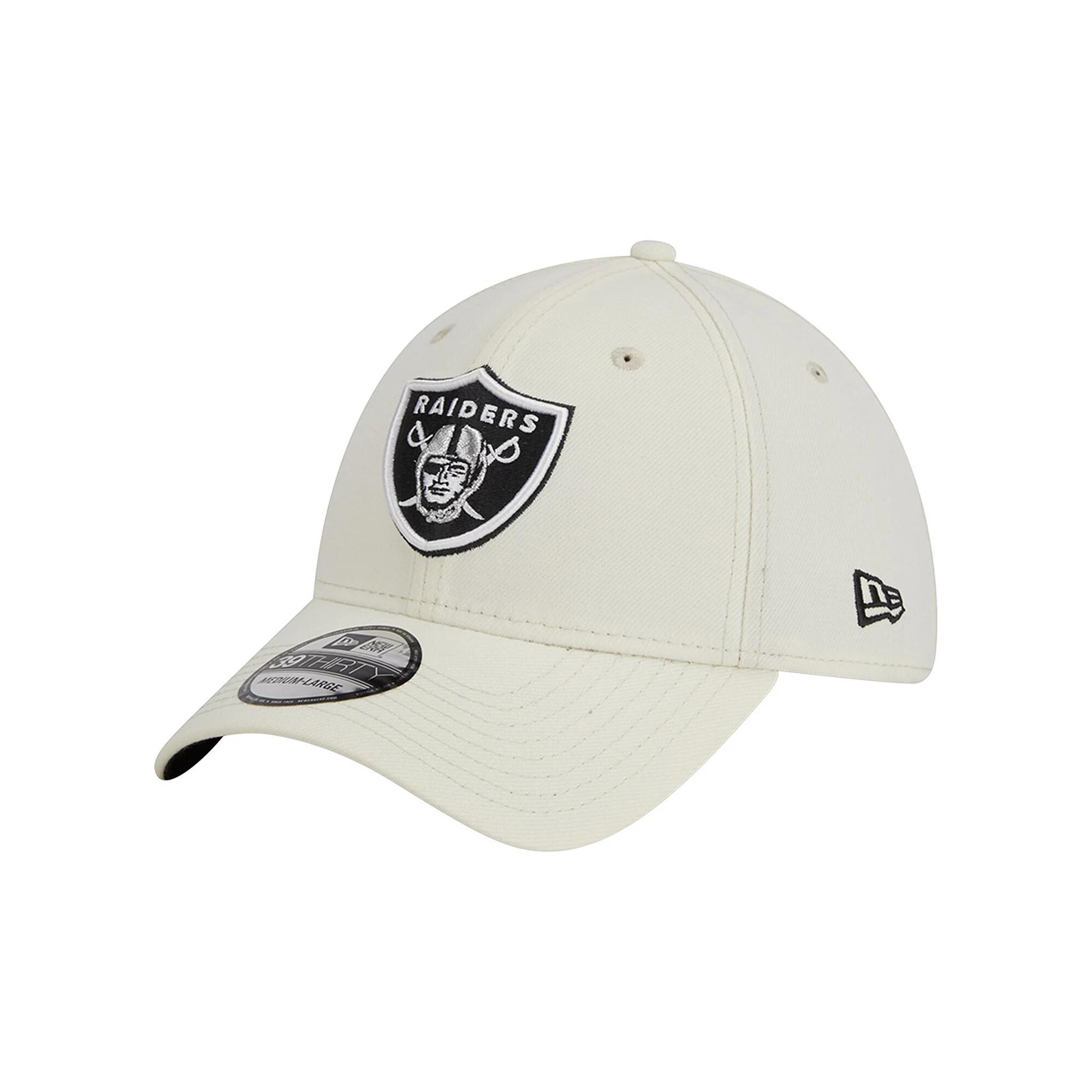 Men's New Era Cream Las Vegas Raiders Classic 39THIRTY Flex Hat, Size: Small/Medium, Lvr Beige Product Image