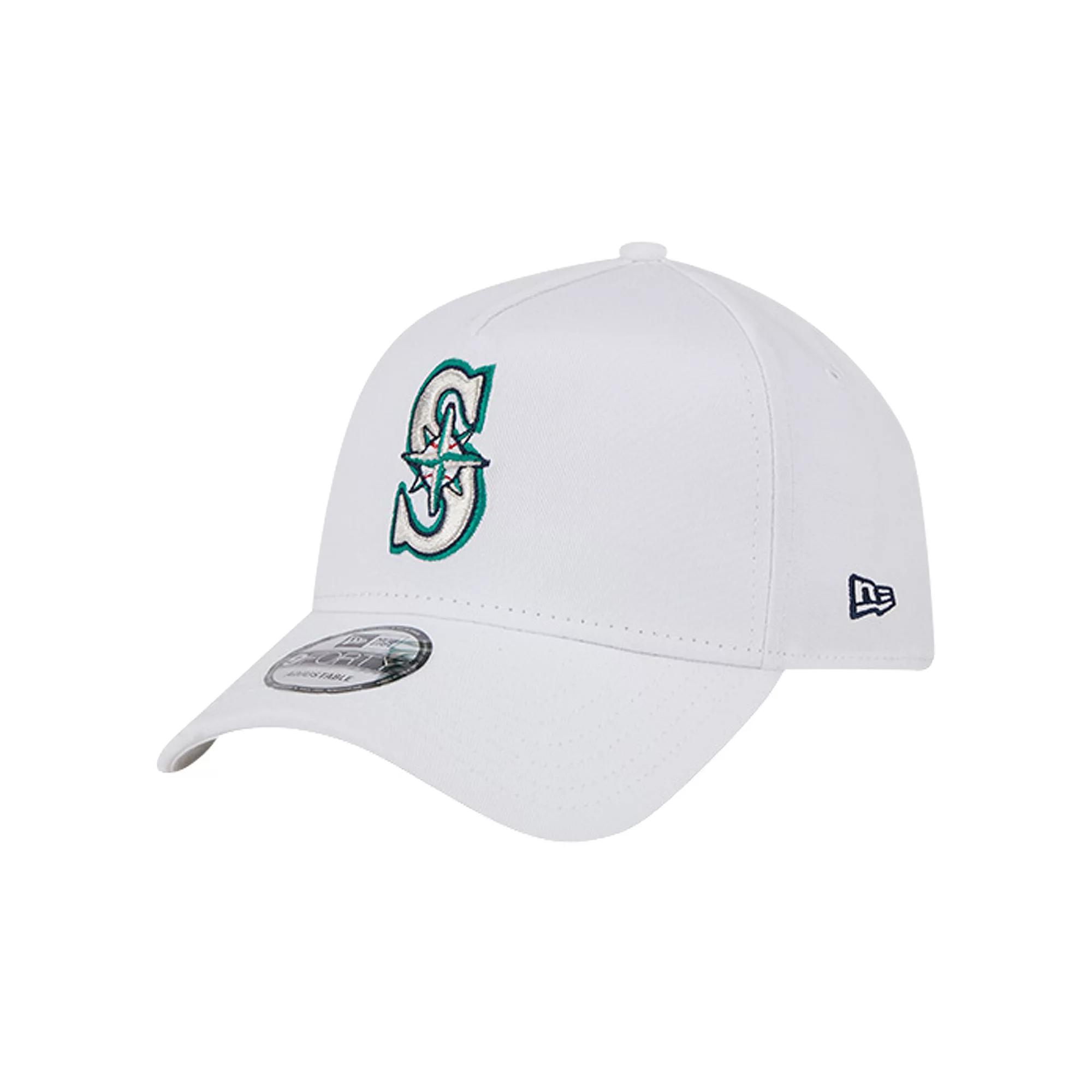Men's New Era White Seattle Mariners TC A-Frame 9FORTY Adjustable Hat Product Image