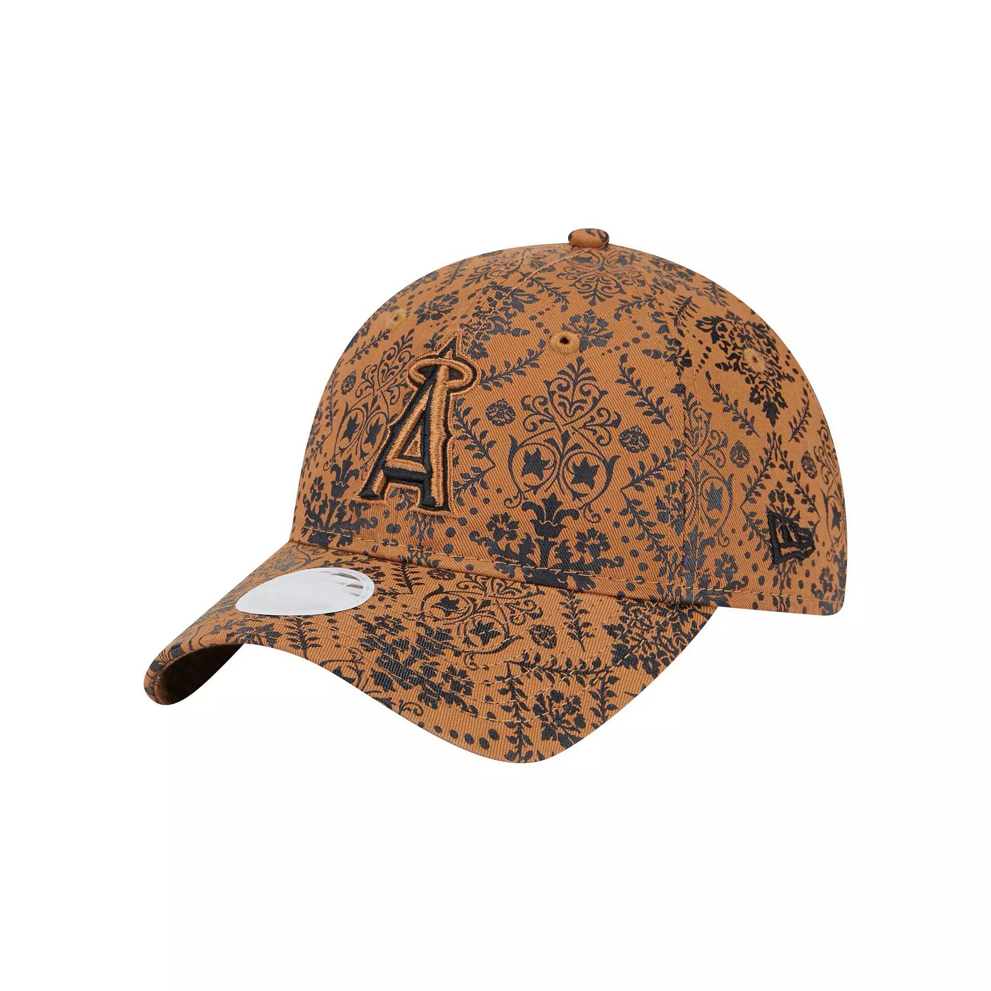 Women's New Era Brown Los Angeles Angels Vintage Deco 9TWENTY Adjustable Hat Product Image