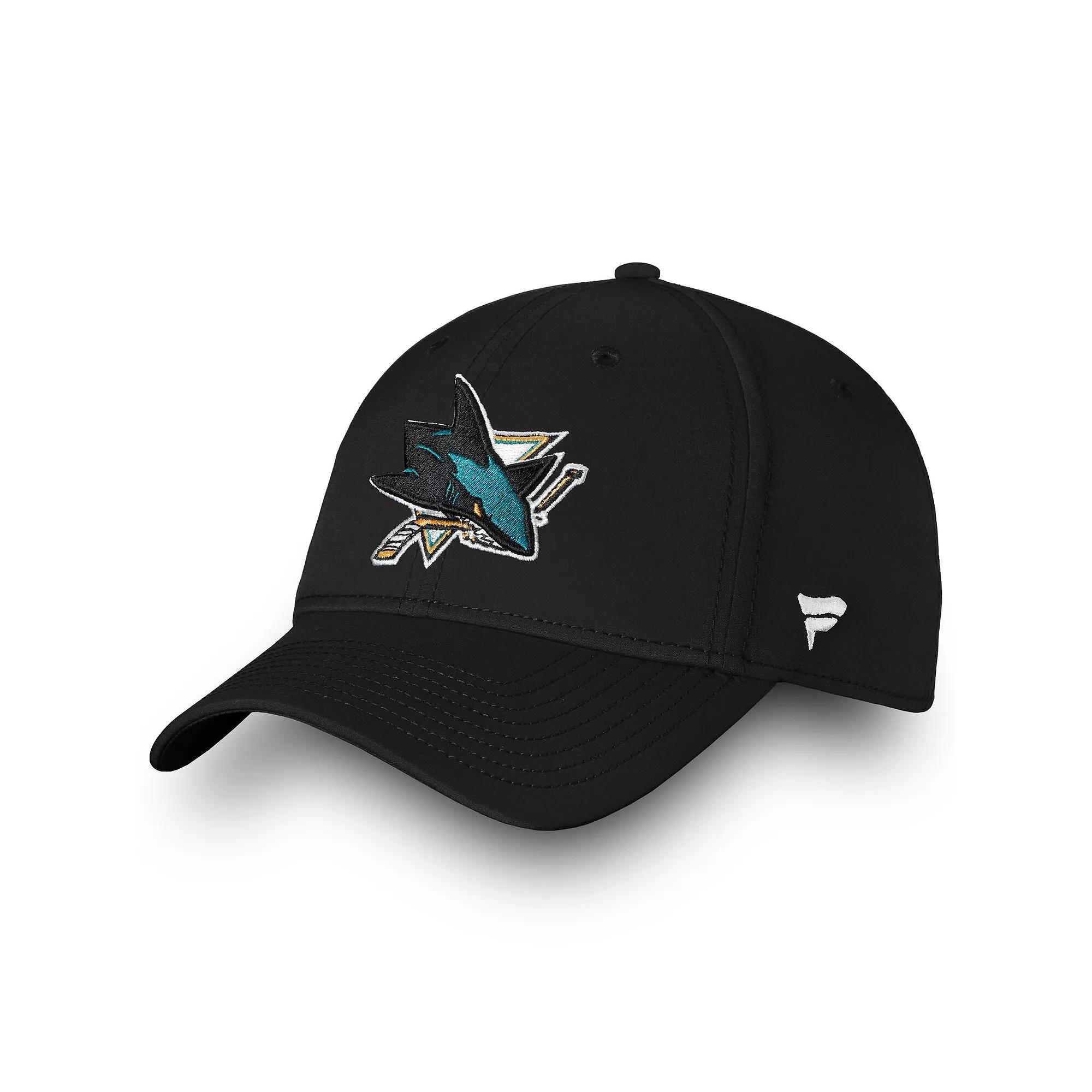Mens Fanatics Branded Black San Jose Sharks Core Elevated Speed Flex Hat Product Image