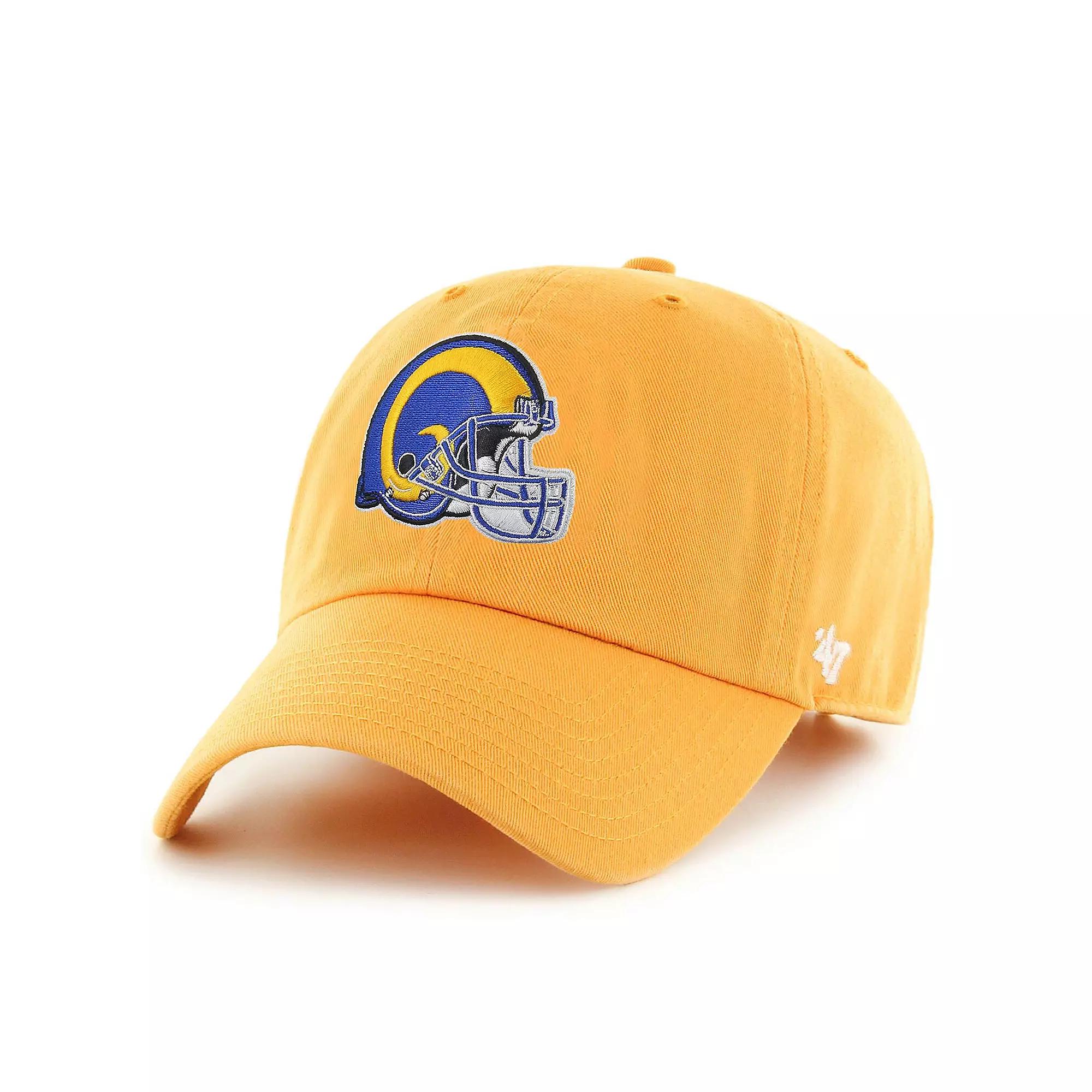 Men's '47 Gold Los Angeles Rams Clean Up Legacy Adjustable Hat Product Image
