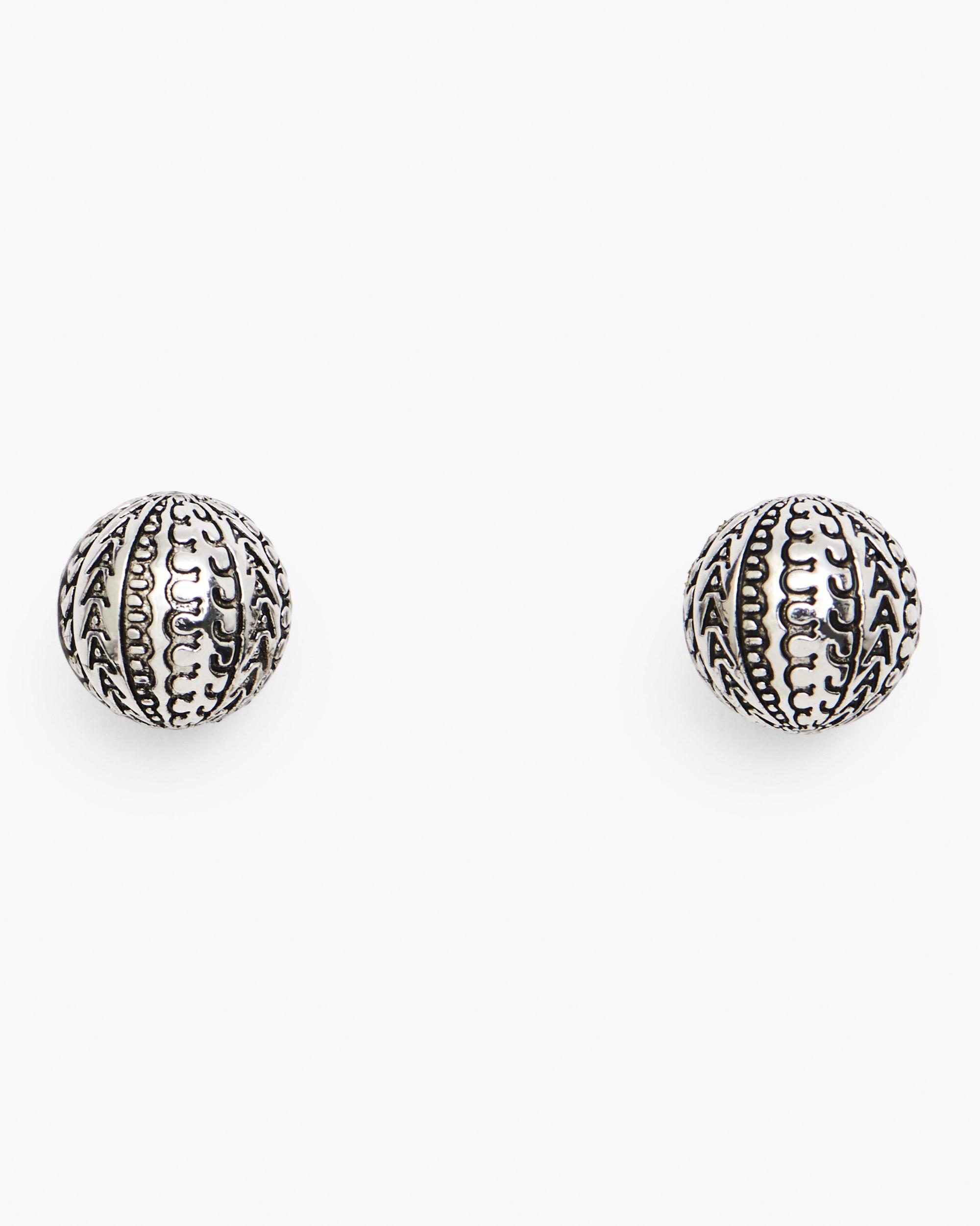 The Monogram Stud Earrings Product Image