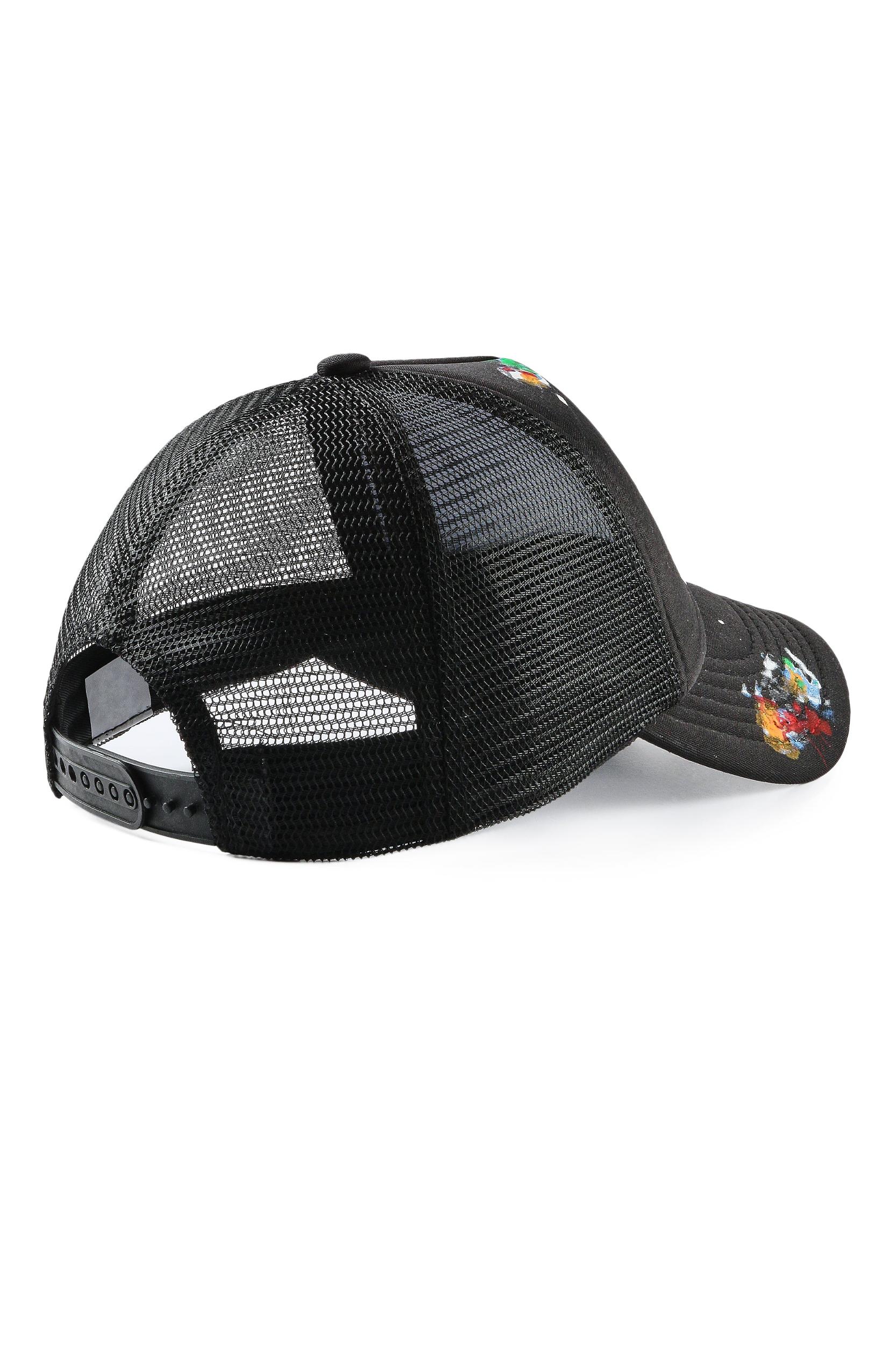 Good Side Only Black/Red Trucker Hat Female Product Image