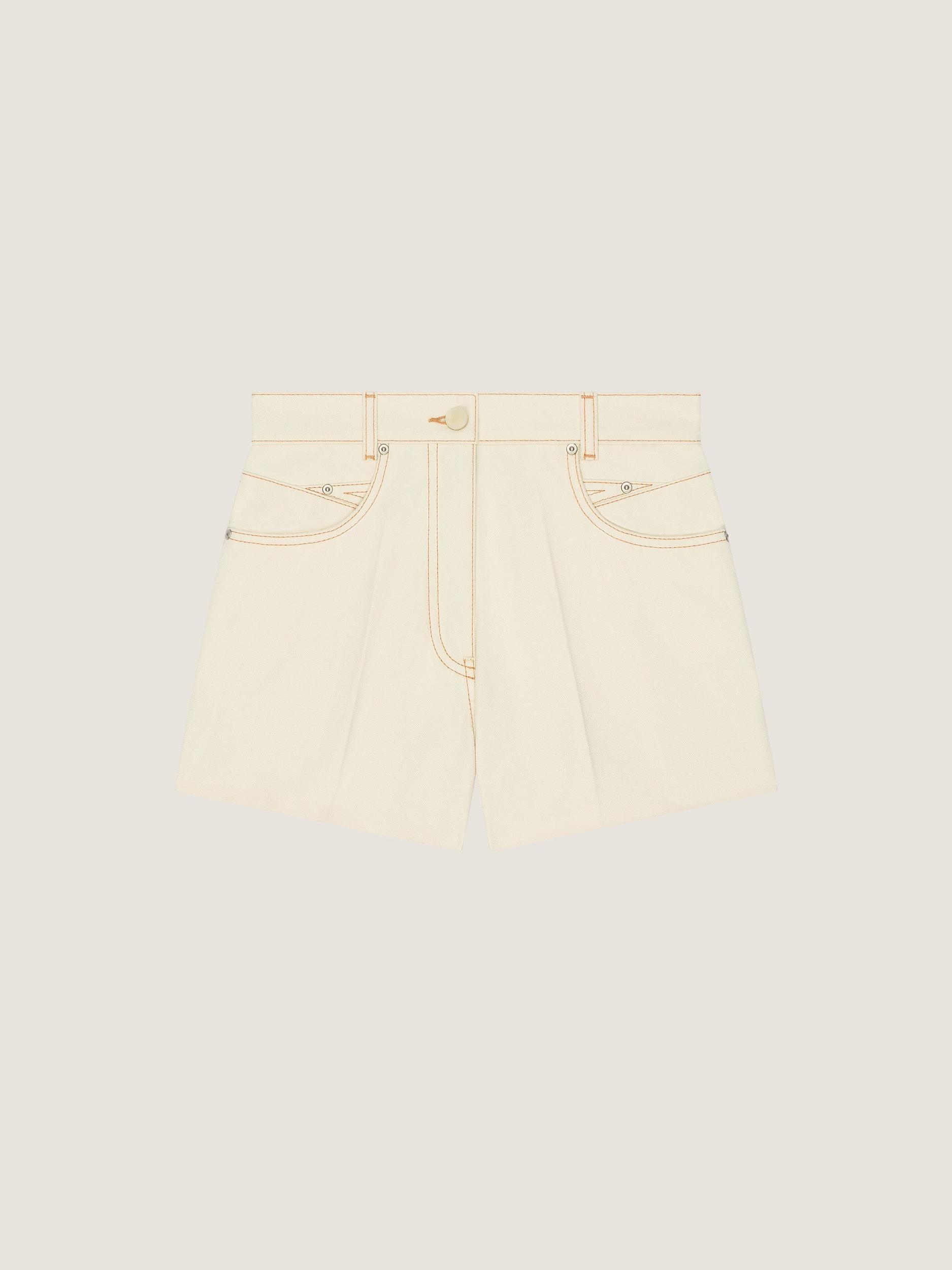 Slim fit jacket in denim with laces Product Image