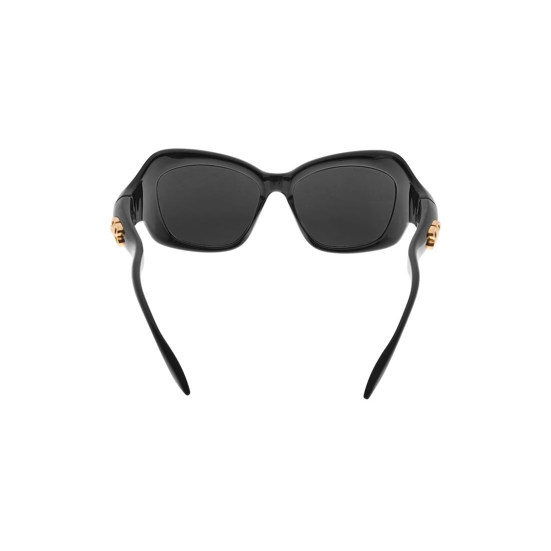 Women's Palazzo Cat Sunglasses  in Black Product Image