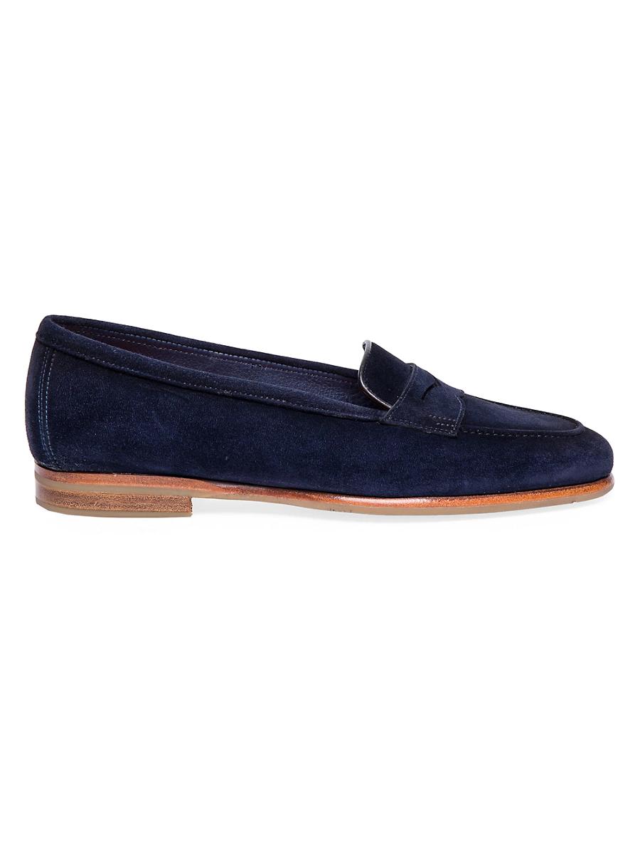Mens Luther Tasseled Suede Loafers Product Image