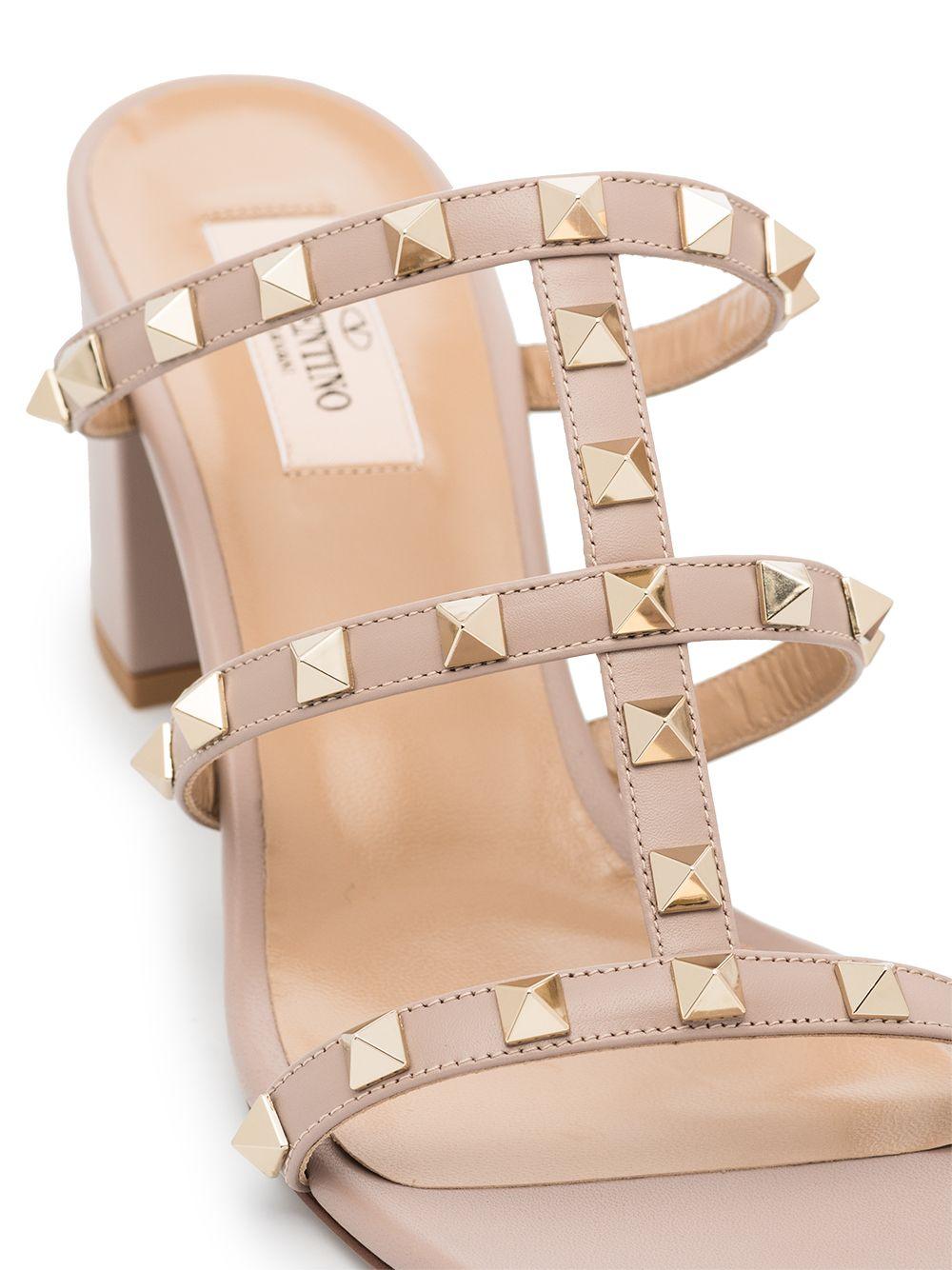 Rockstud 60mm leather mule sandals Product Image