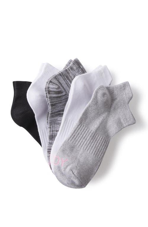 COTTON ON BODY Women's Active Body 5Pk Ankle Sport Sock in Greyscale at Nordstrom Product Image