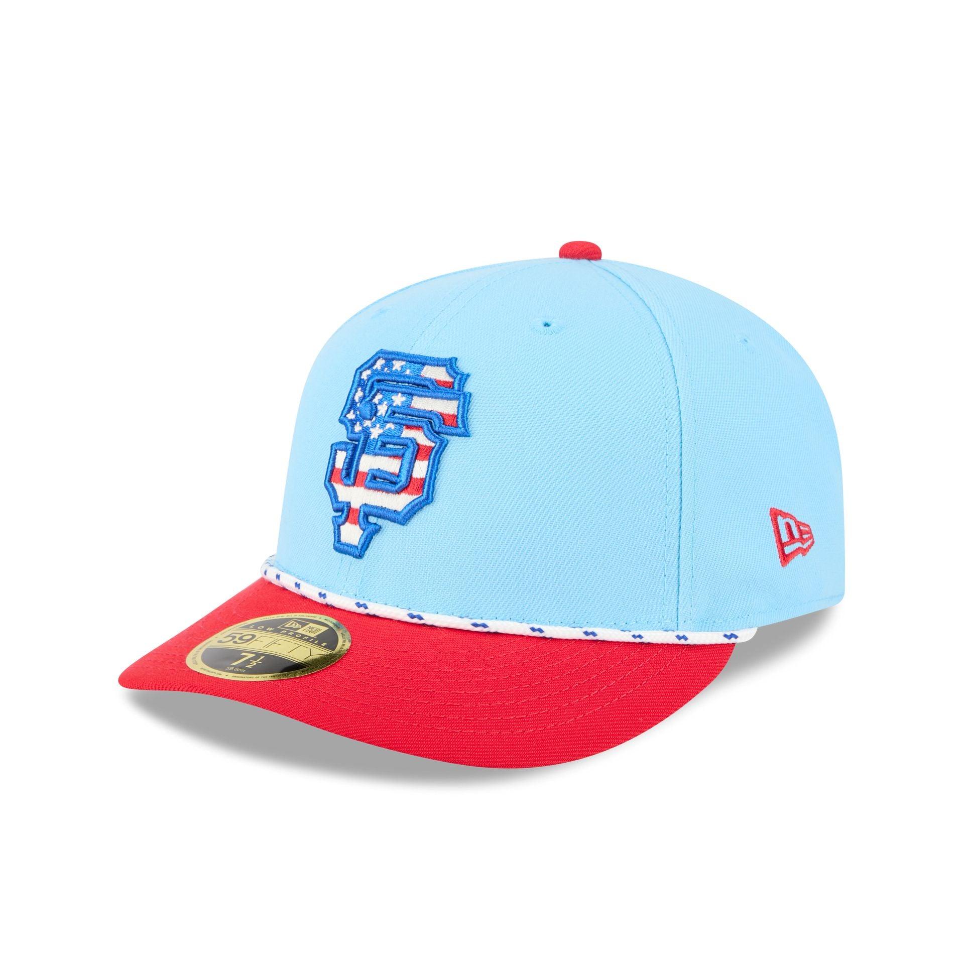 San Francisco Giants Independence Day 2025 Low Profile 59FIFTY Fitted Hat Male Product Image