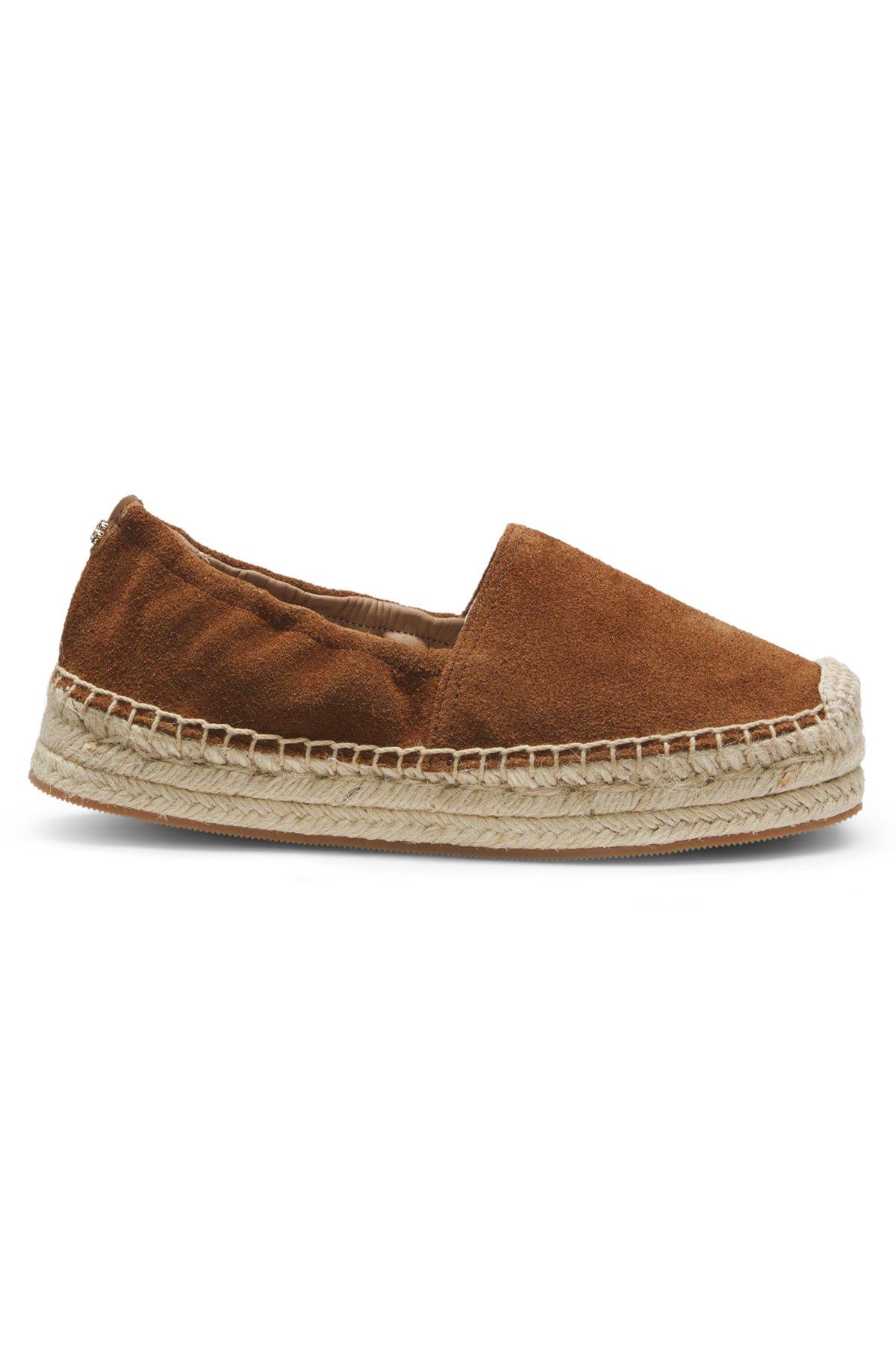 Suede espadrilles with jute midsole Product Image