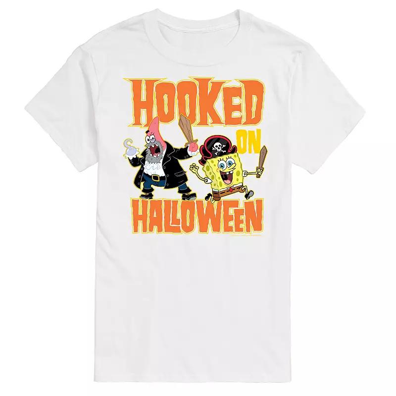 Big & Tall Spongebob Hooked On Halloween Graphic Tee, Men's,  Product Image