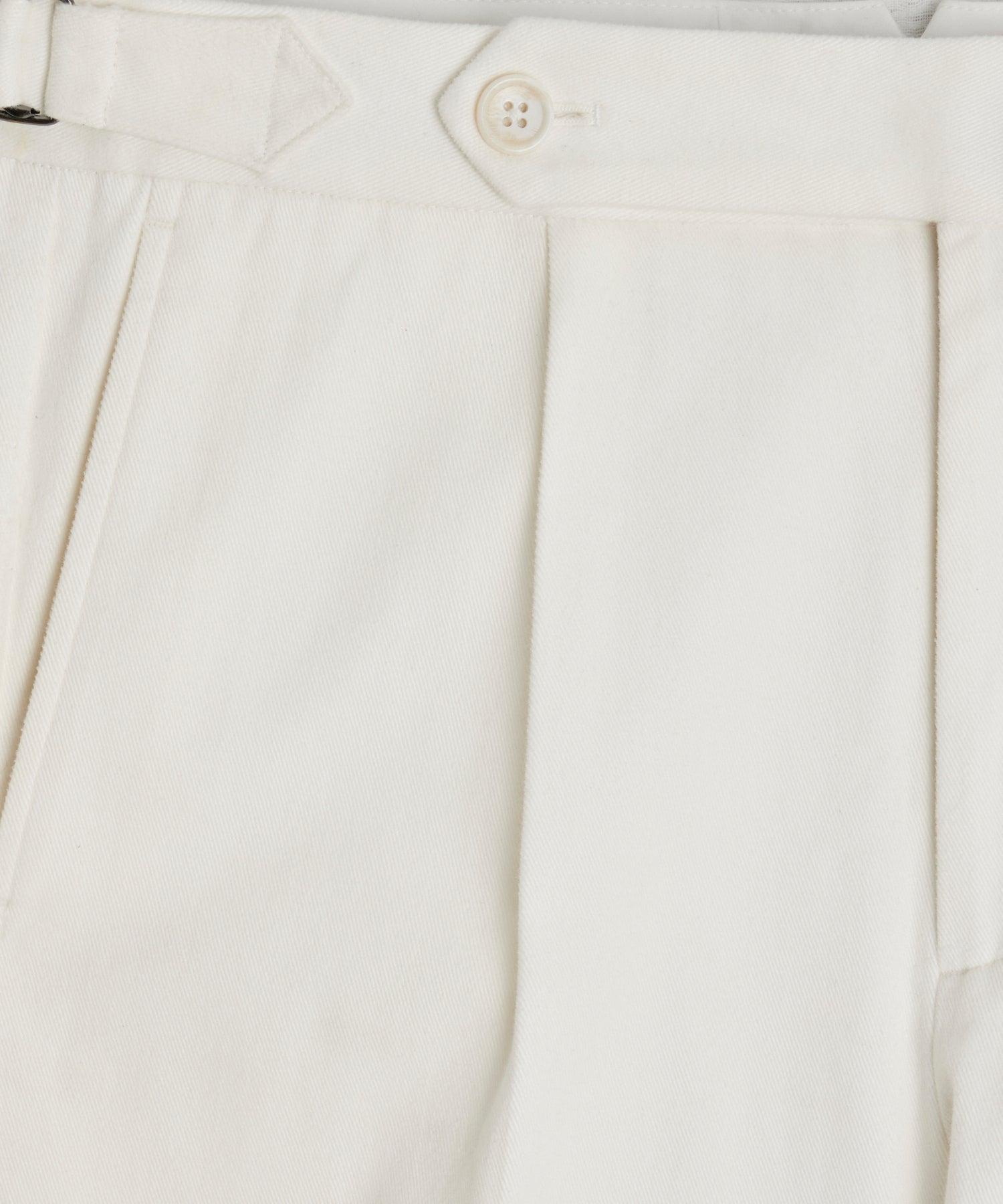Italian Brushed Cotton Side Tab Trouser Product Image