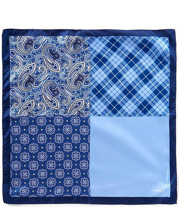 Cremieux Paisley Medallion 4 Square Silk Pocket Square Product Image