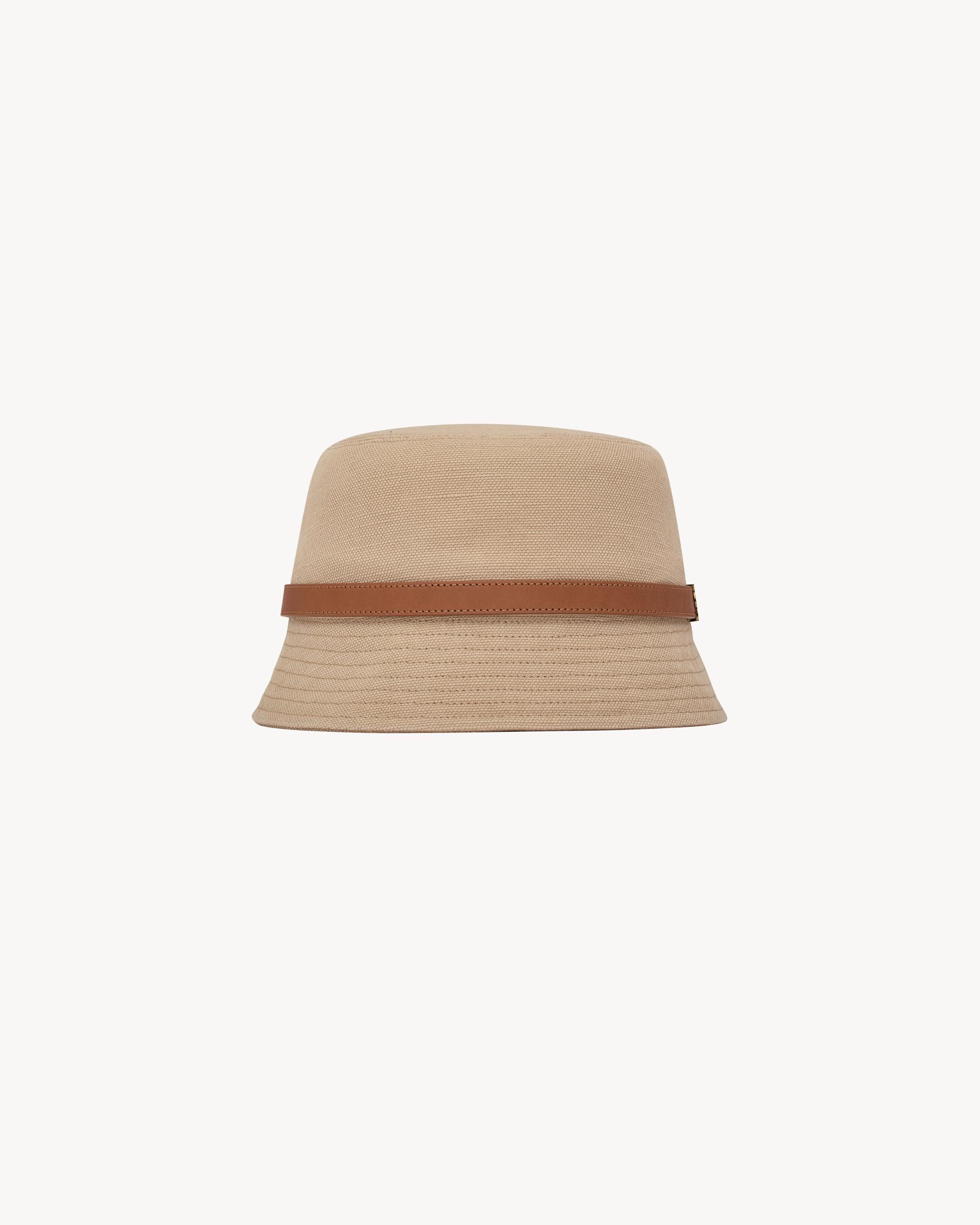 CASSANDRE bucket hat in canvas Product Image