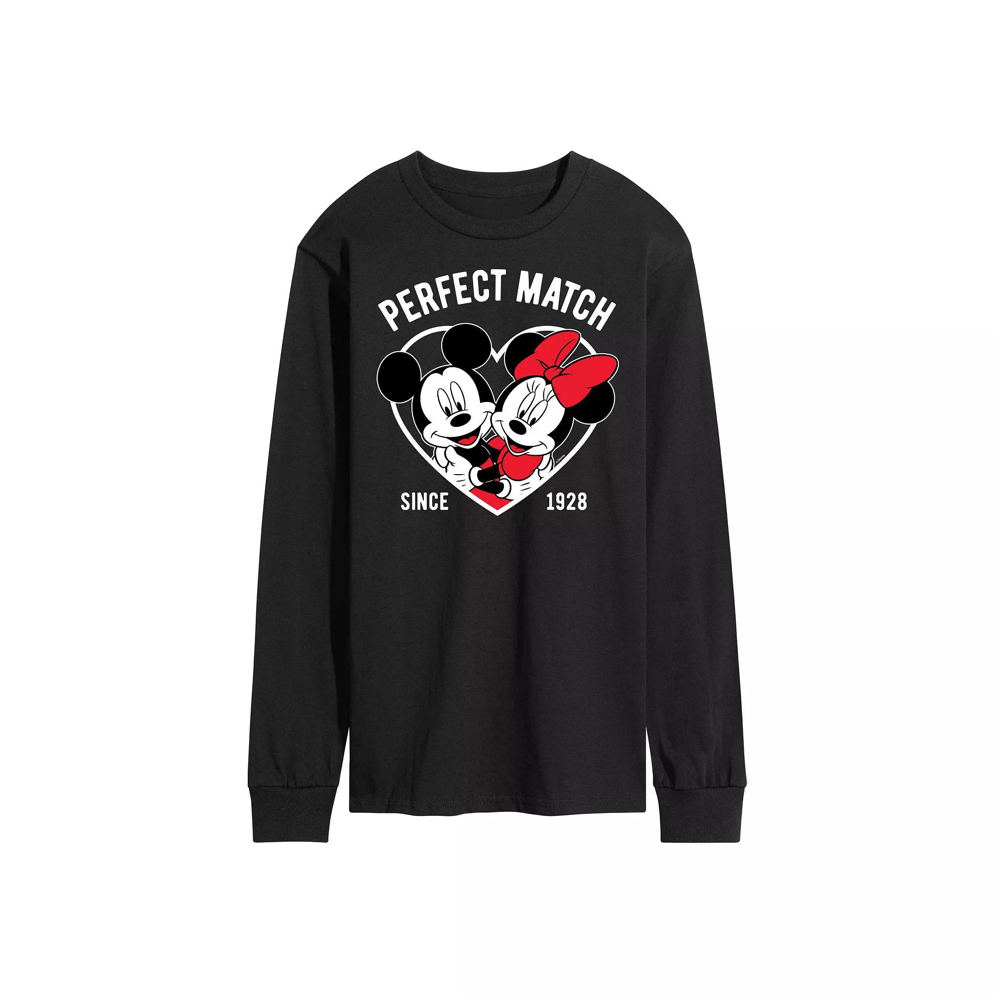 Disney's Men's Perfect Match Long Sleeve Tee,  Product Image