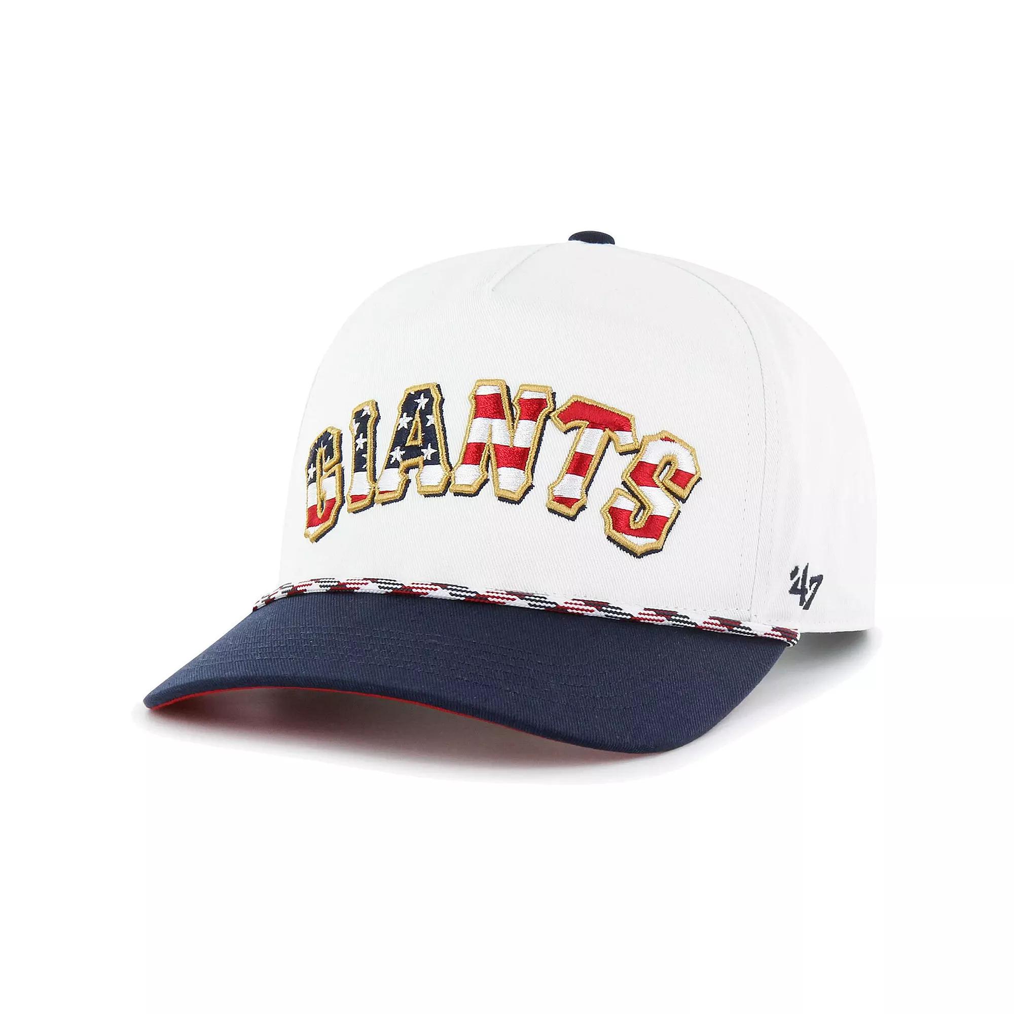 Mens 47 San Francisco Giants Flag Script Hitch Snapback Hat Product Image
