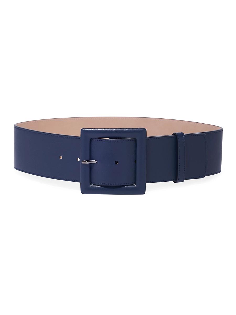 Womens Icon Large Square Buckle Belt Product Image