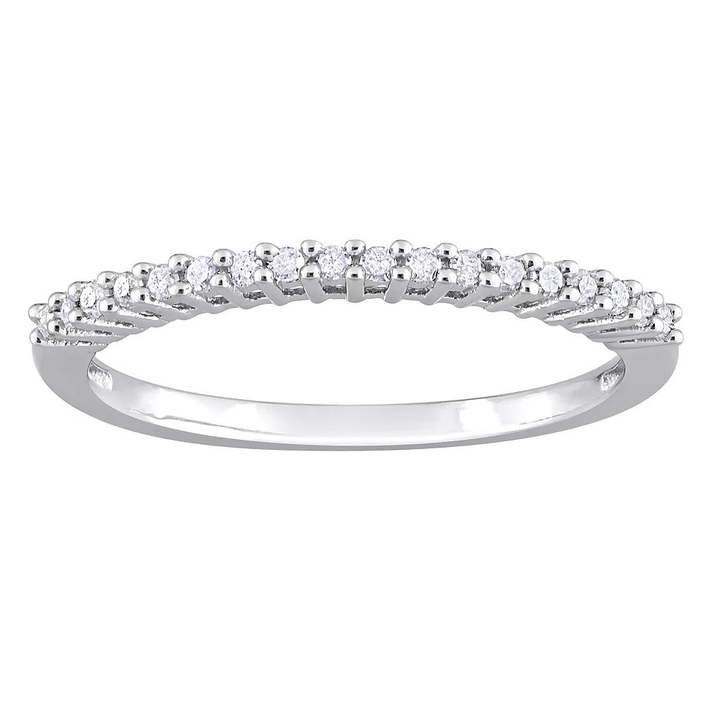 Stella Grace Sterling Silver 1/5 Carat T.W. Diamond Anniversary Band, Women's,  Product Image