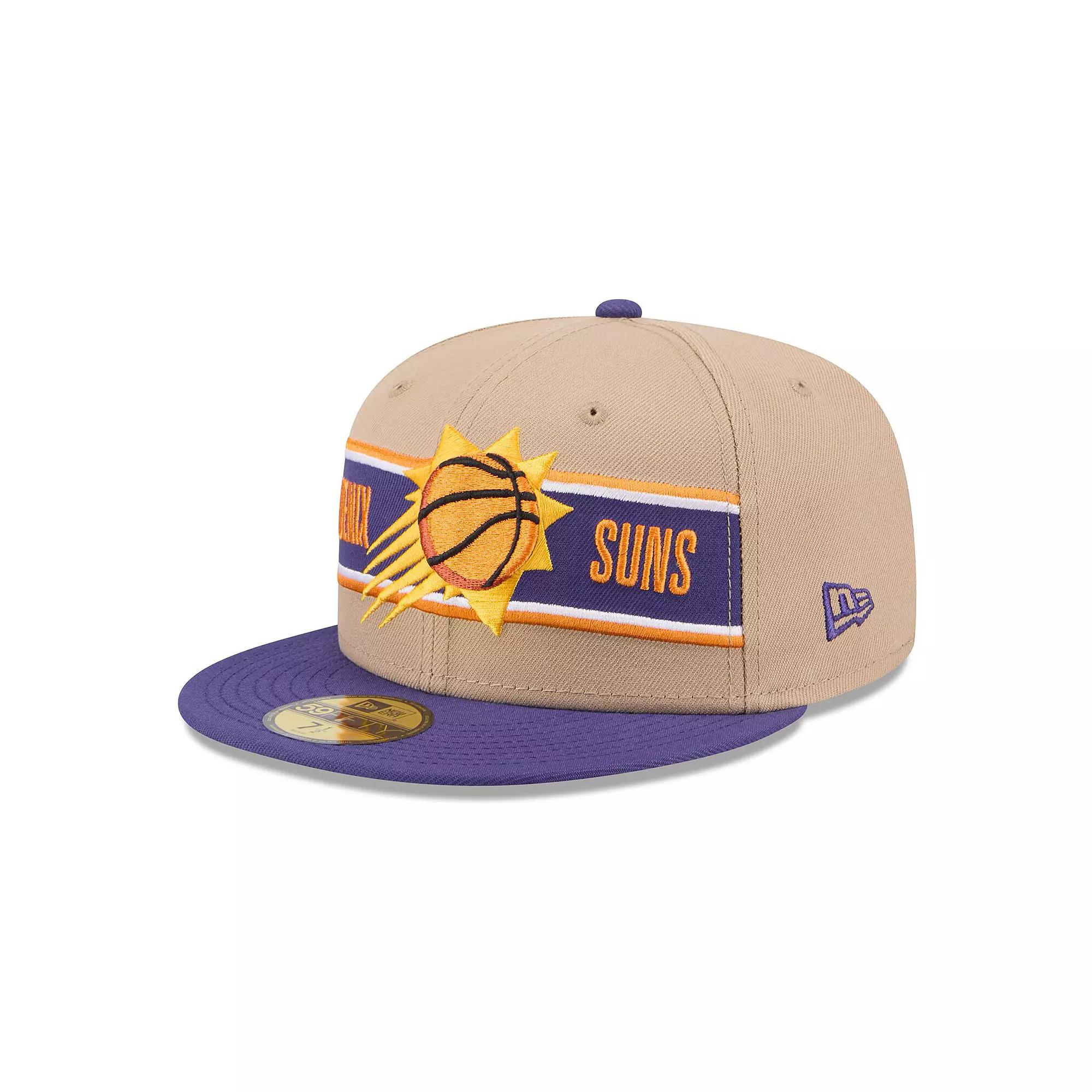 Men's New Era Tan/Purple Phoenix Suns 2024 NBA Draft 59FIFTY Fitted Hat, Size: 7 7/8, Phx Team Product Image