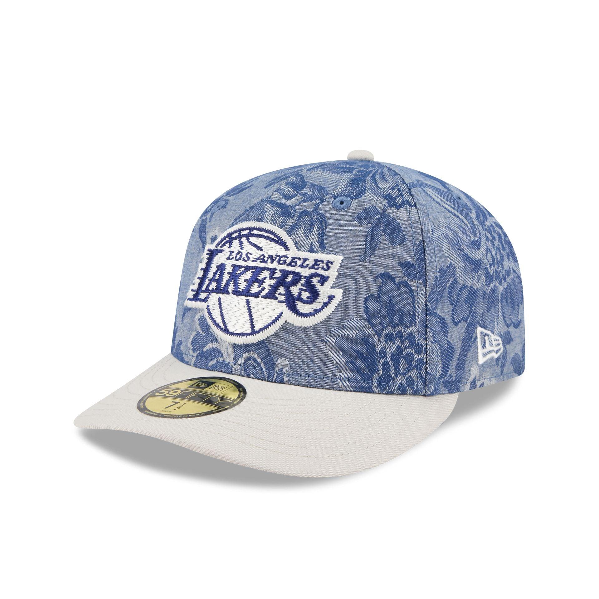 Los Angeles Lakers Two-Tone Denim 59FIFTY Fitted Hat Male Product Image