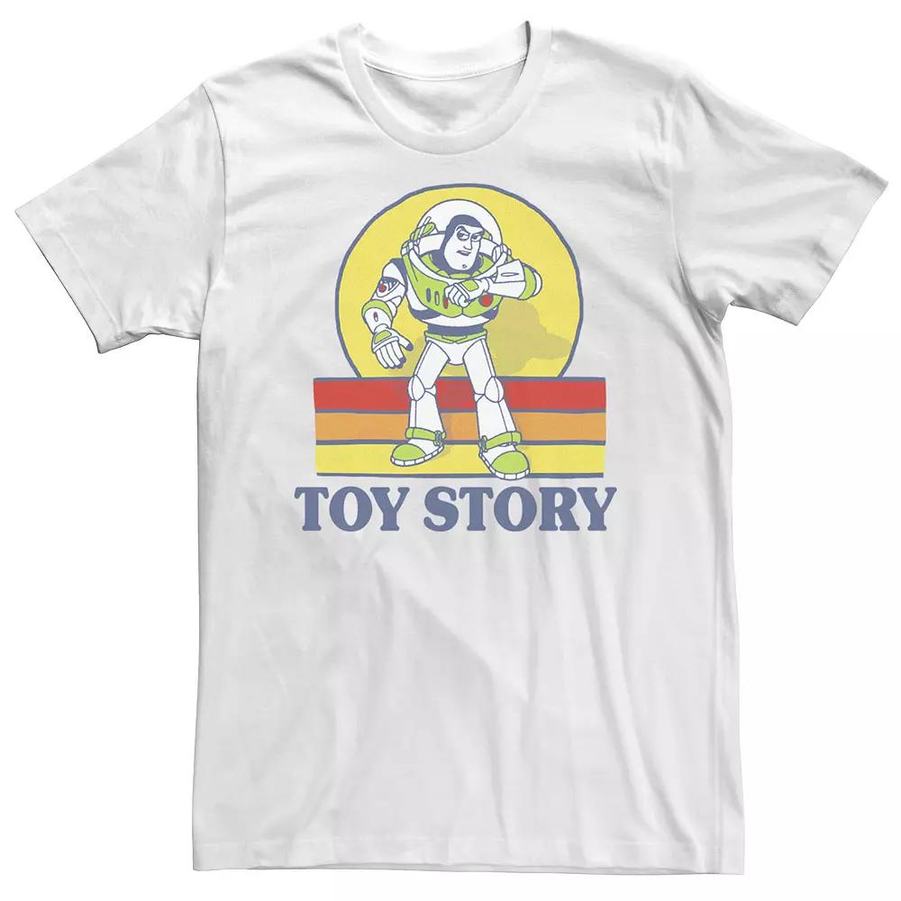 Big & Tall Disney / Pixar Toy Story Buzz Lightyear Retro Portrait Logo Tee, Men's,  Product Image