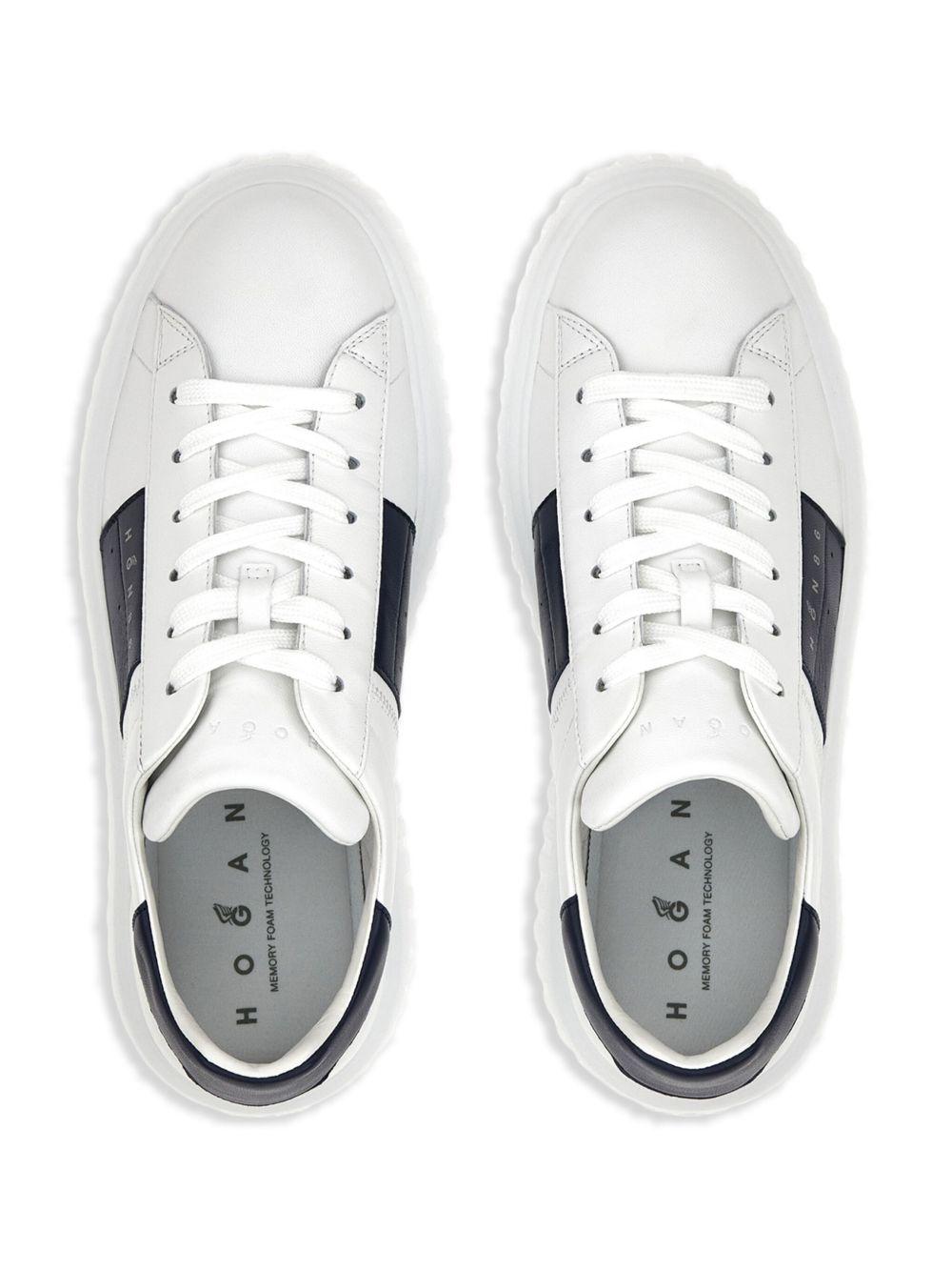 H-Stripes leather sneakers Product Image