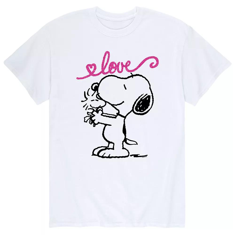 Men's Peanuts Valentine's Day Snoopy Love Tee,  Product Image
