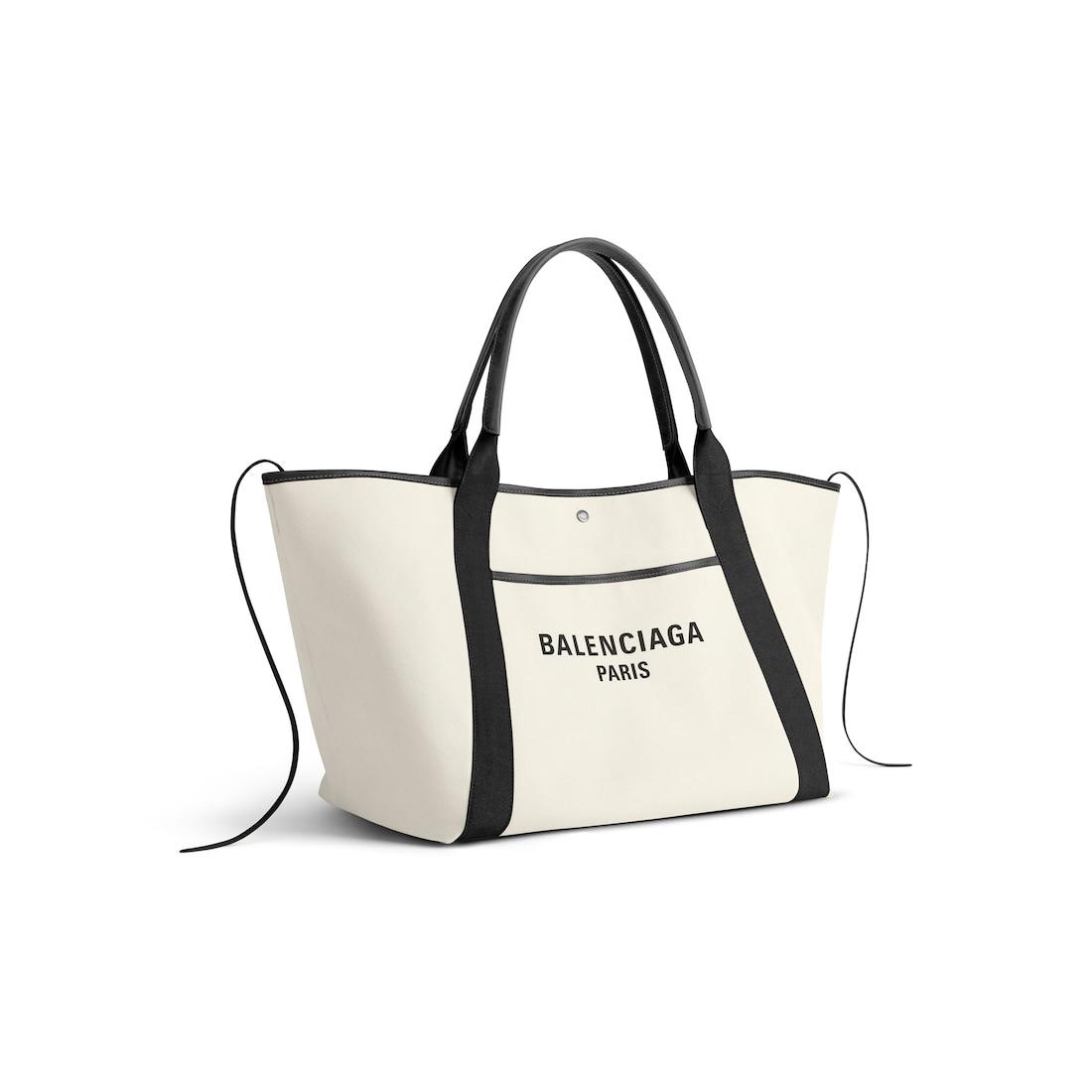 Women's Biarritz Tote Bag Large in Natural/black Product Image