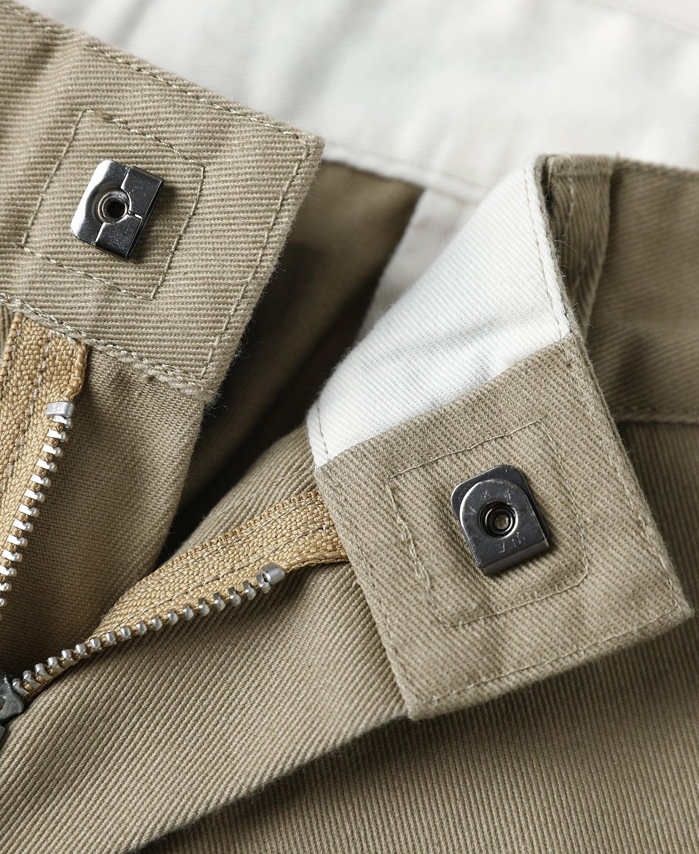 1970s Straight-Leg Work Pants - Khaki Product Image