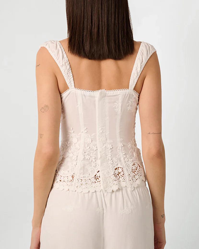 Wide Strap Ruched Cup Corset Product Image