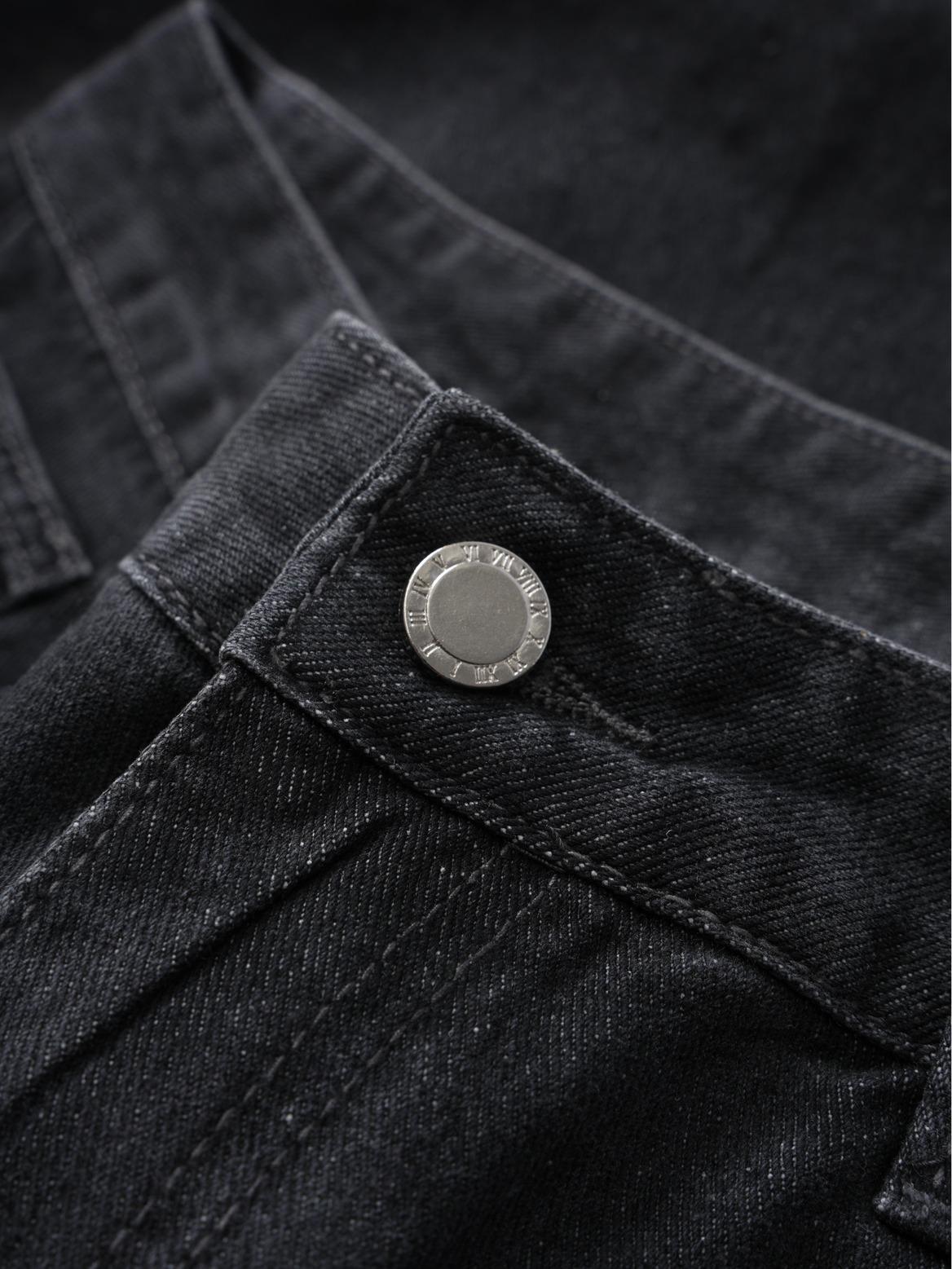 Vintage Washed High Street Jorts Distressed Denim Shorts Product Image