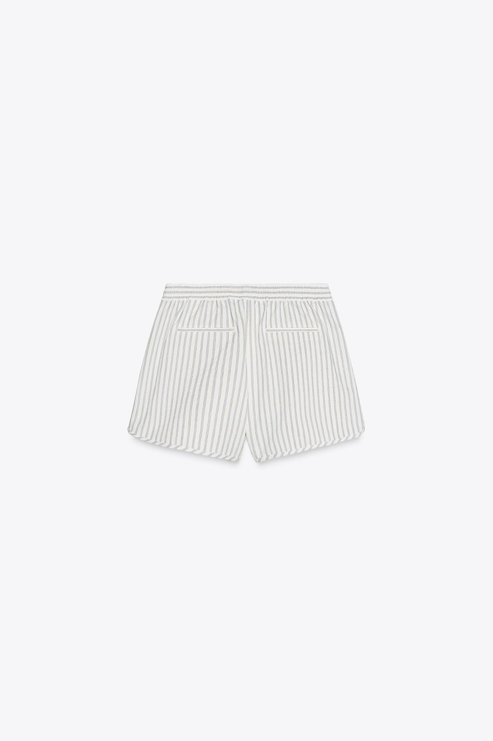 DRAWSTRING STRIPED SHORTS Product Image