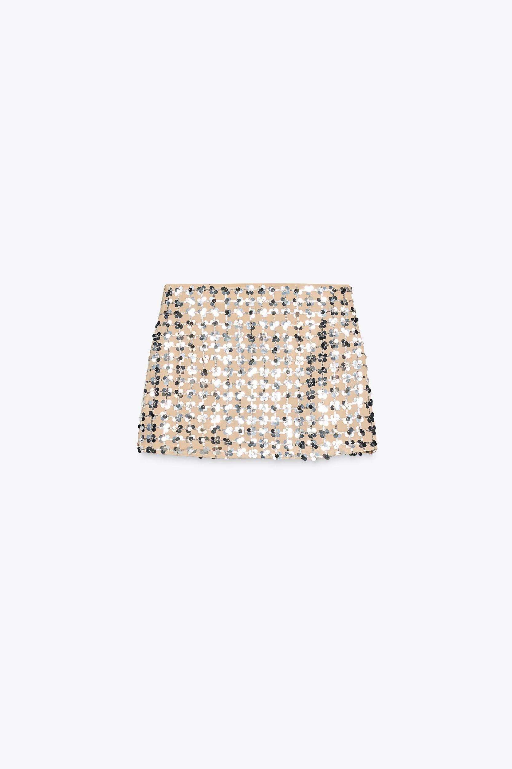 SEQUIN MINI SKIRT Product Image