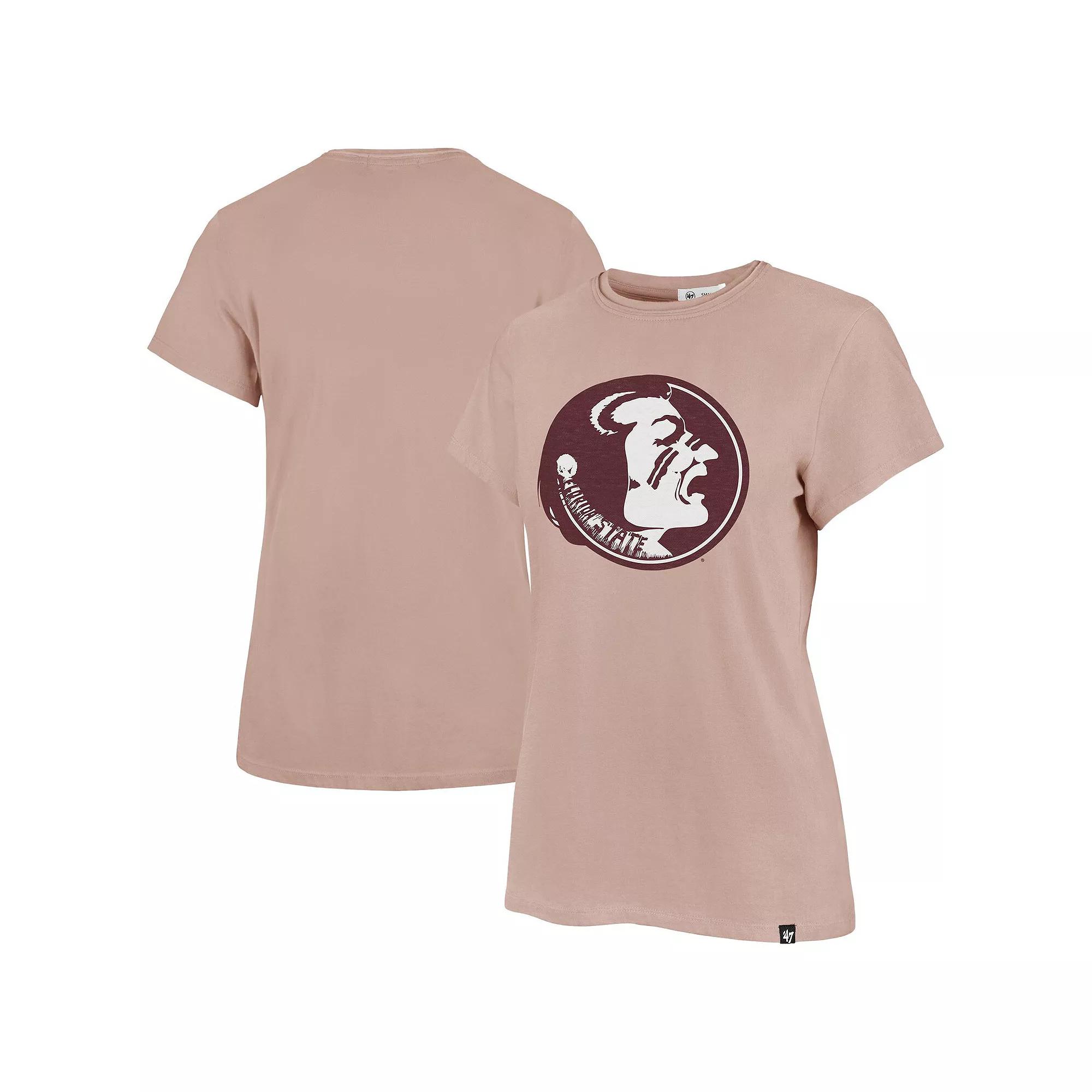 Women's '47  Pink Florida State Seminoles Premier Frankie T-Shirt, Size: Small Product Image