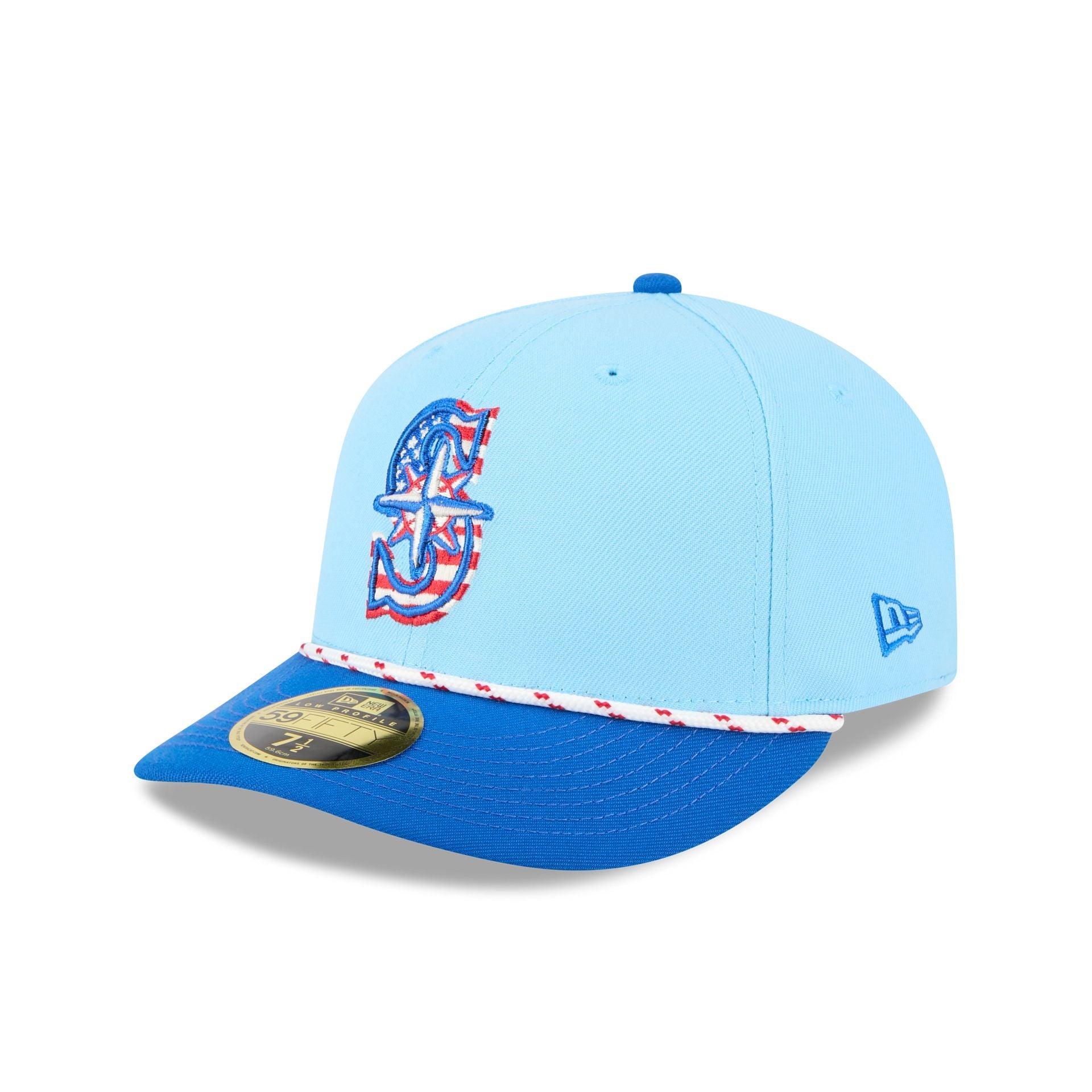 Seattle Mariners Independence Day 2025 Low Profile 59FIFTY Fitted Hat Male Product Image