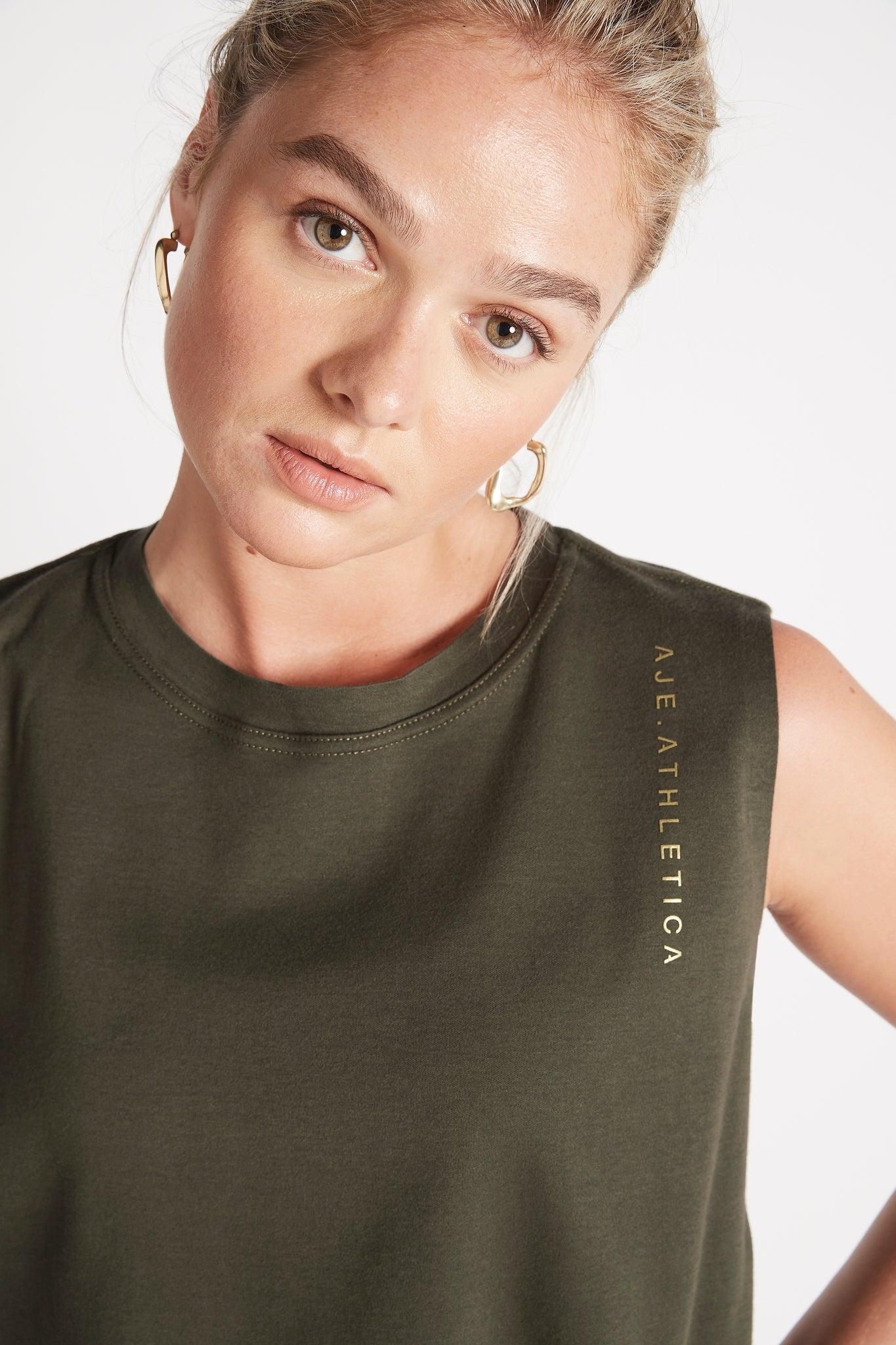 Cropped Embossed Signature Logo Tank 112 Product Image