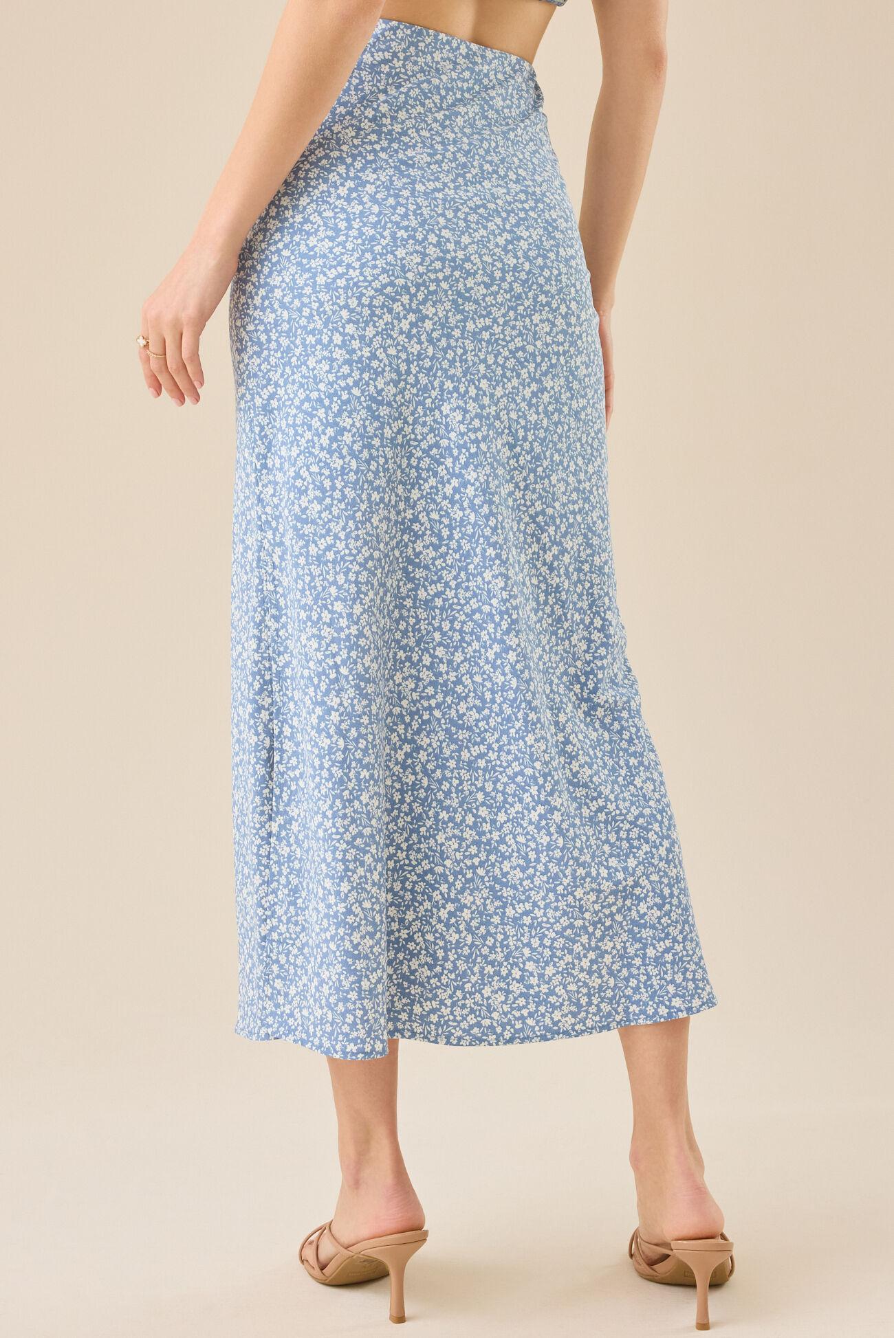 Amora Floral Midi Skirt Product Image