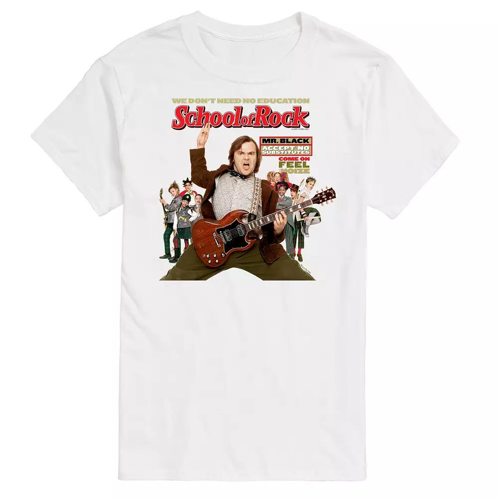 Big & Tall School of Rock Cover Graphic Tee, Men's,  Product Image