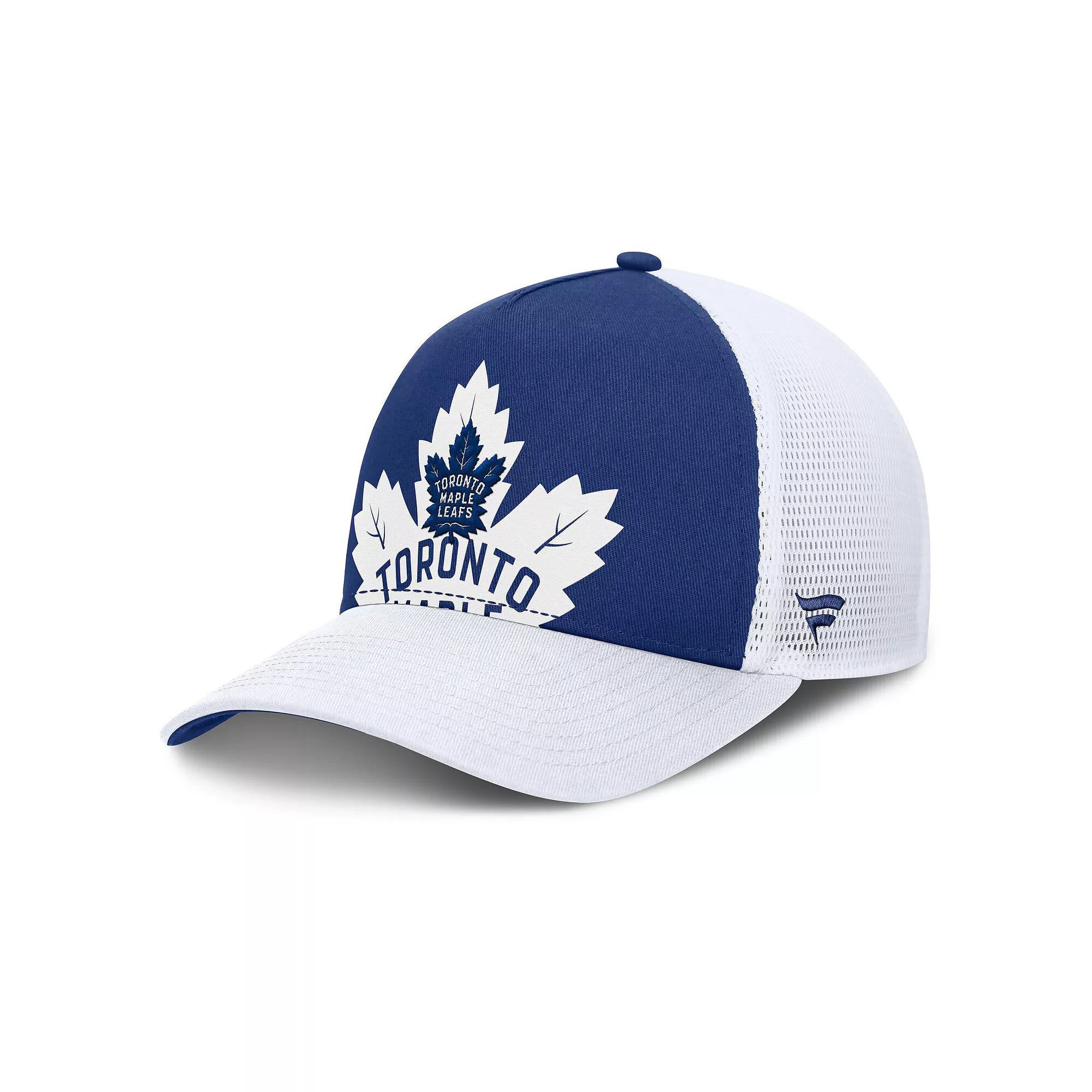 Men's Fanatics Blue/White Toronto Maple Leafs Authentic Pro A-Frame Rink Adjustable Hat, Mpl Blue Product Image