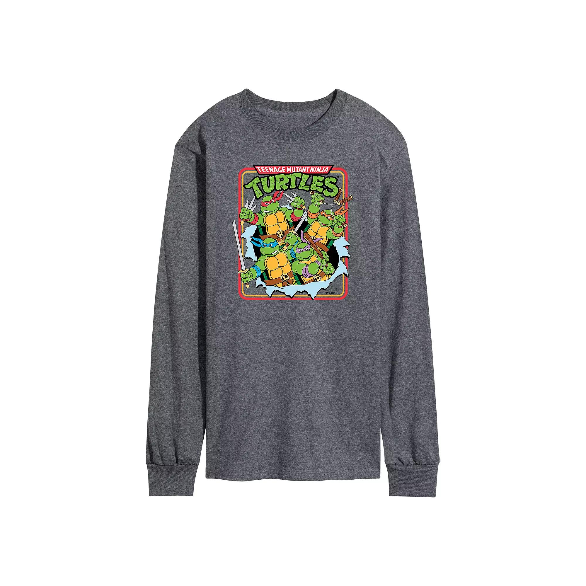 Men's Teenage Mutant Ninja Turtles Retro Sunset Circle Tee,  Product Image