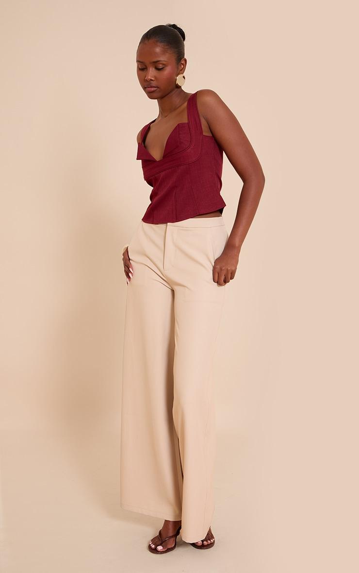 Deep Red Layered Corset Product Image