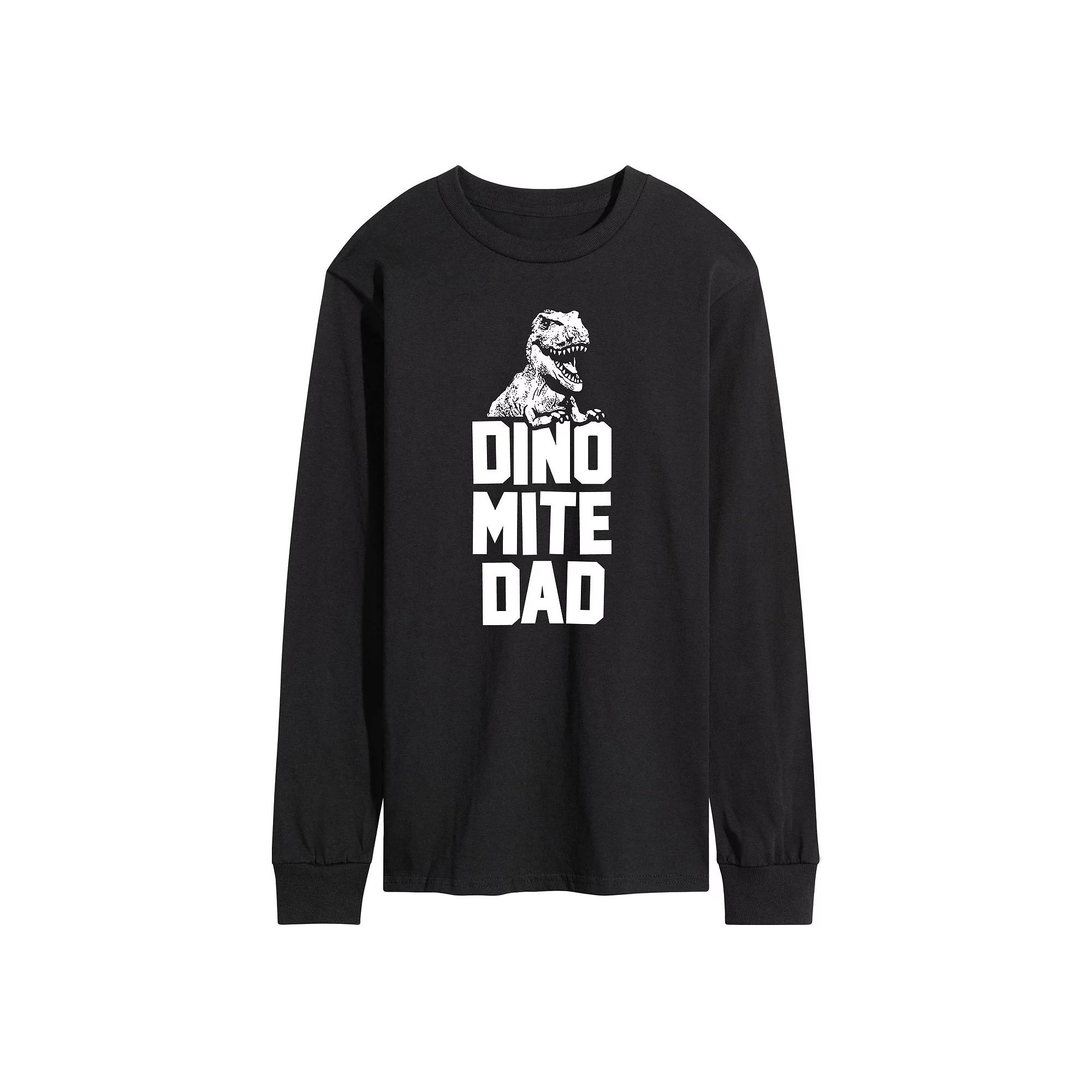 Men's Dinomite Dad Tyrannosaurus Rex Graphic Tee,  Product Image