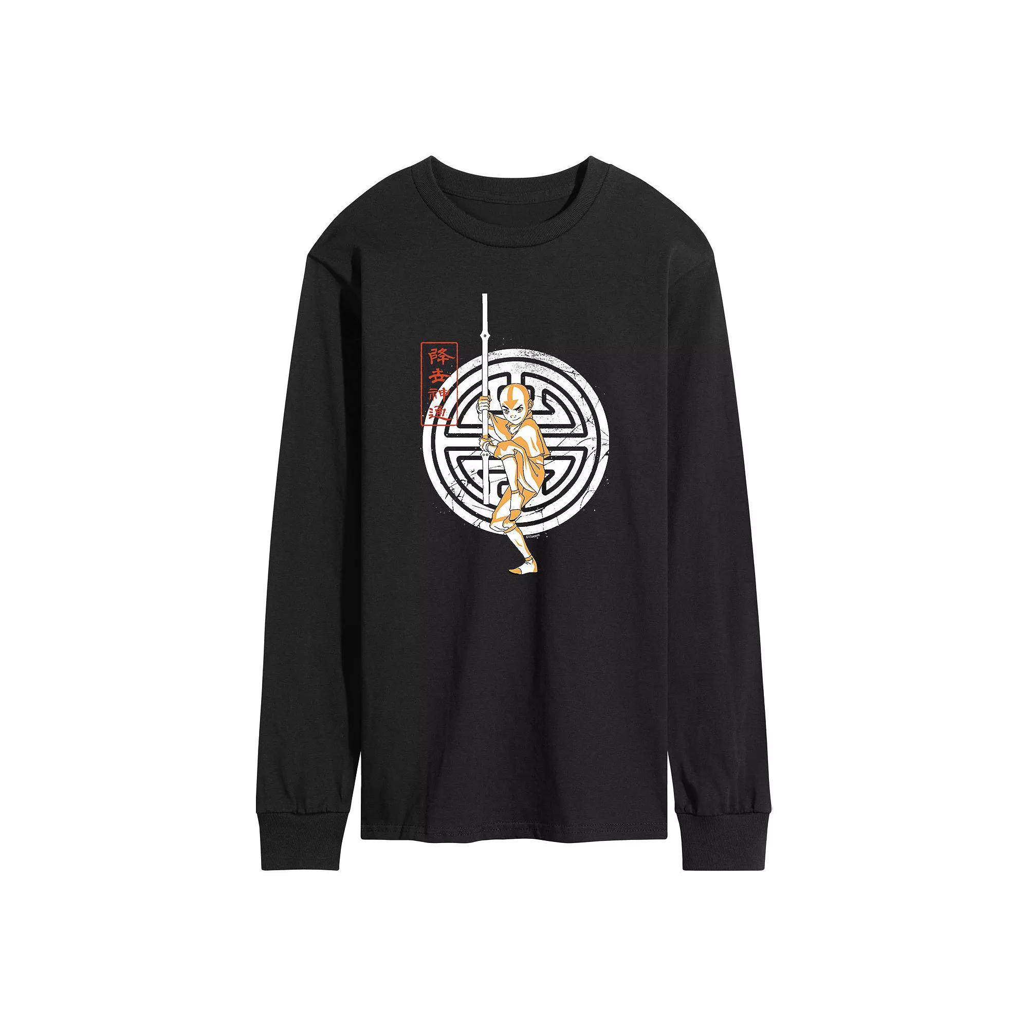 Men's Avatar Aang Crest Long-Sleeve Tee,  Product Image