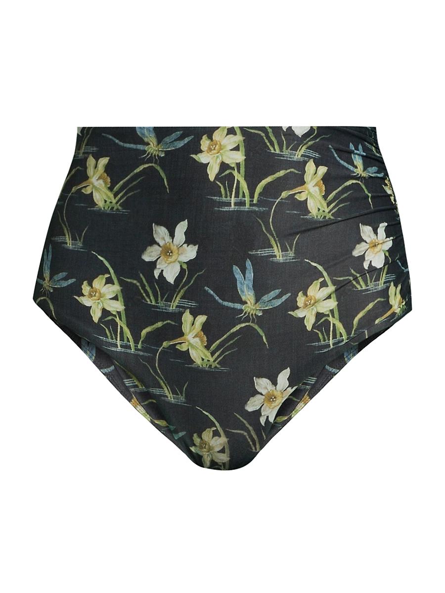 Womens Bianca Daffodil High-Waisted Bikini Bottom Product Image